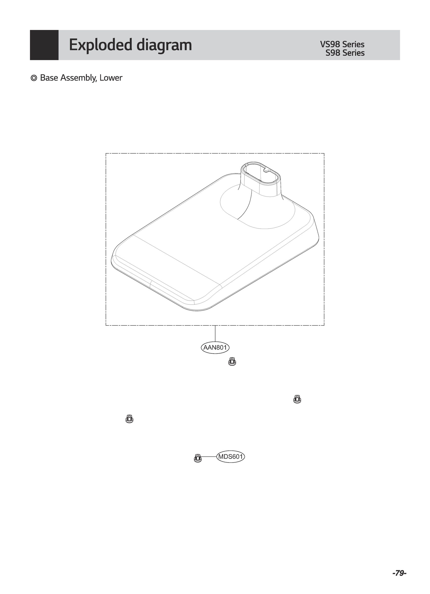 BASE ASSEMBLY; LOWER