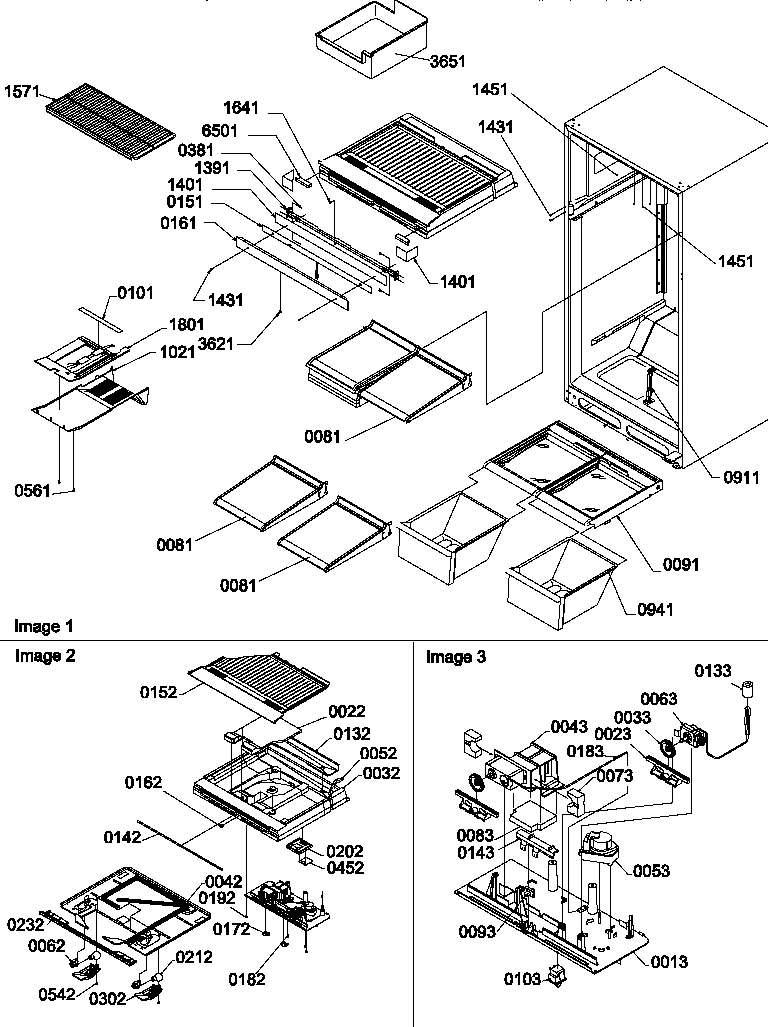 06 - INTERIOR CABINET AND DRAIN BLOCK ASSY