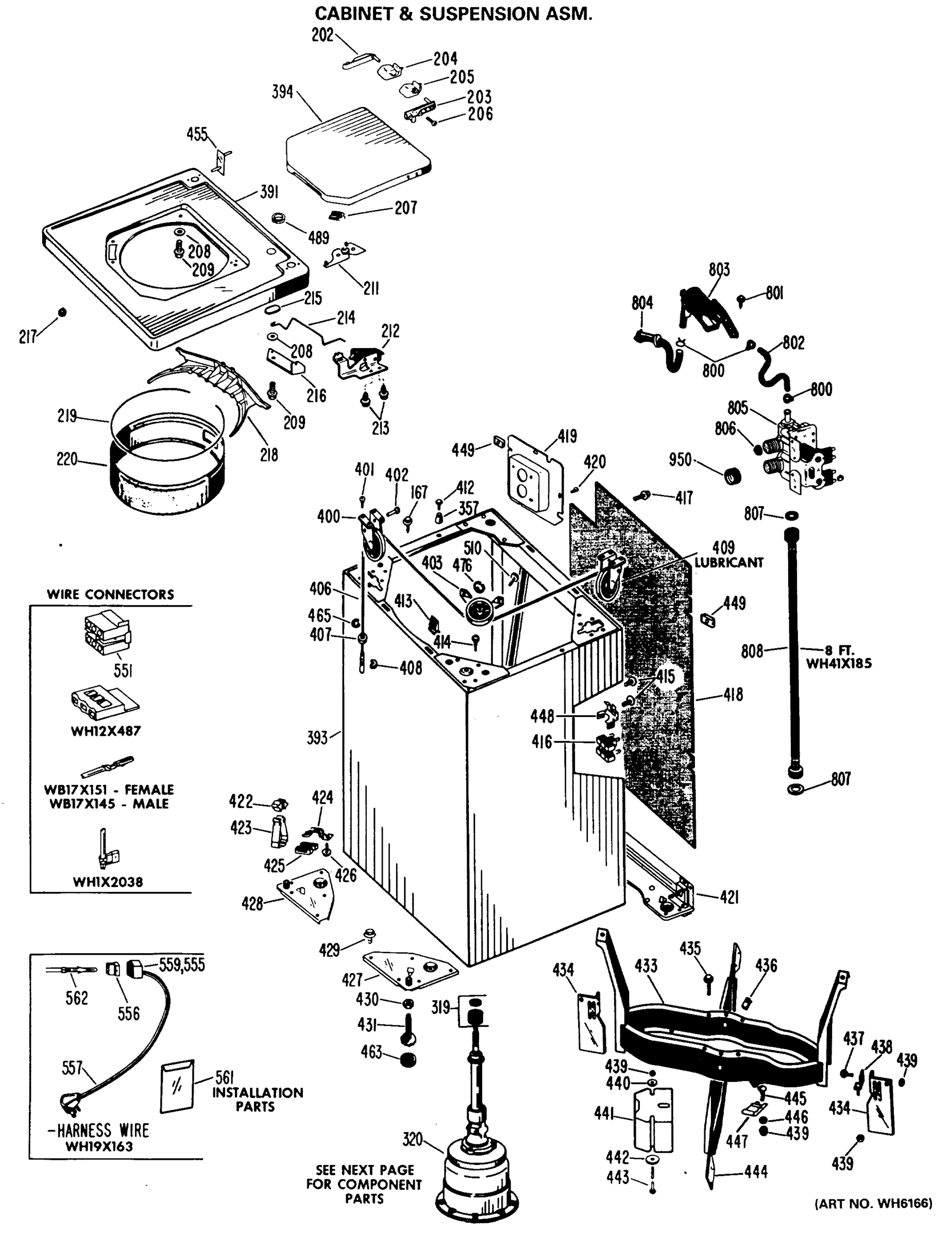 CABINET & SUSPENSION ASM.
