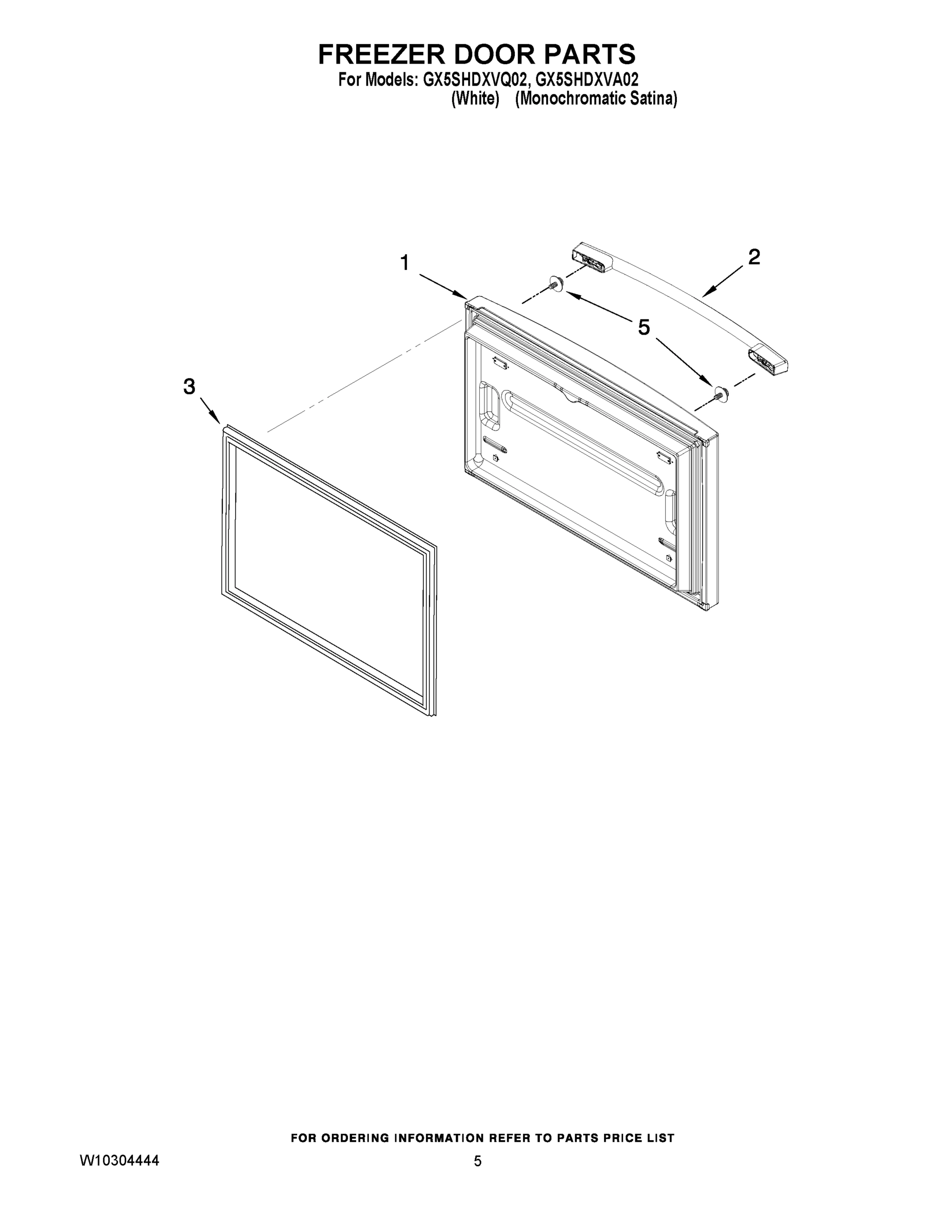 03 - FREEZER DOOR PARTS