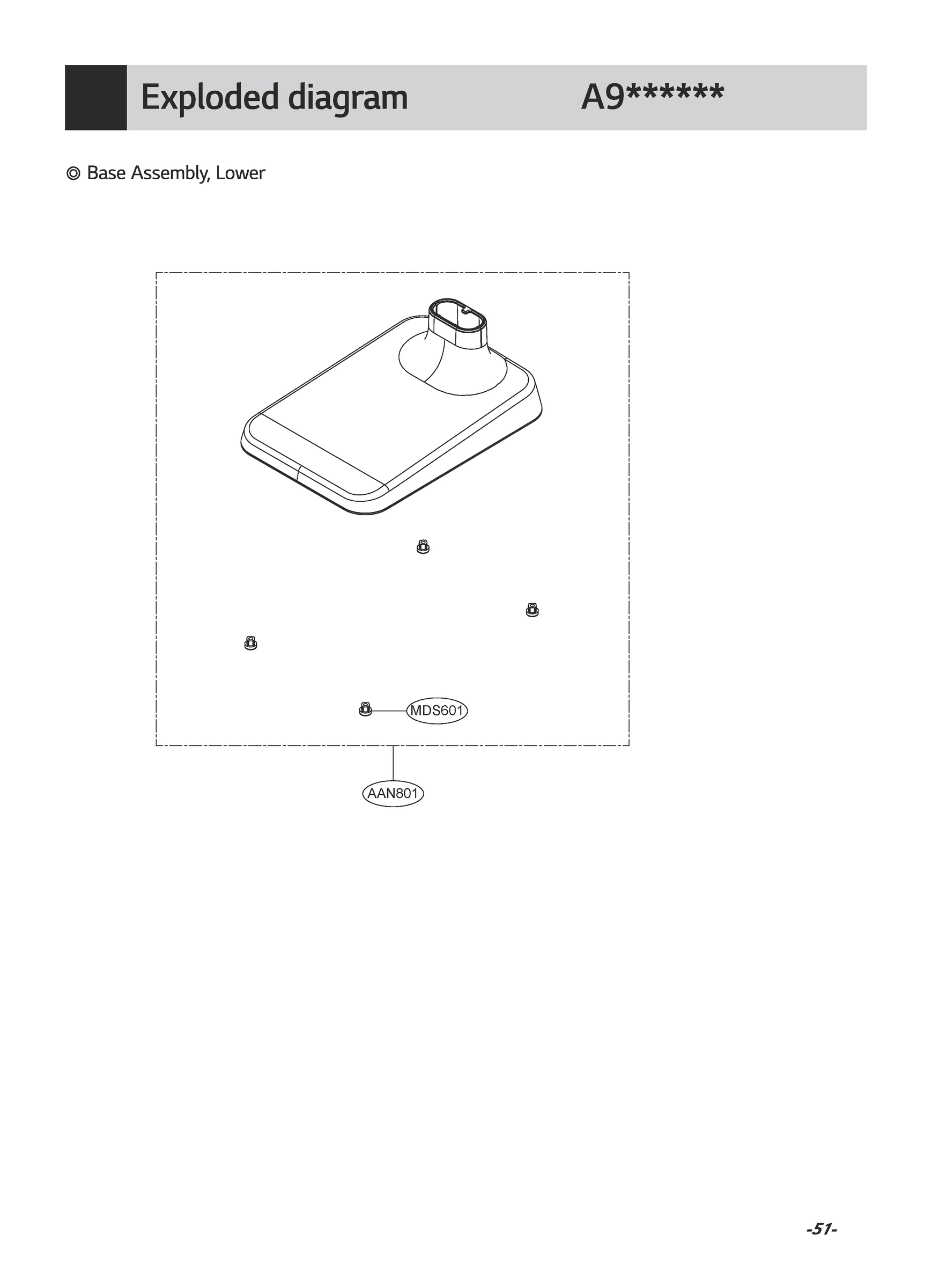 BASE ASSEMBLY; LOWER