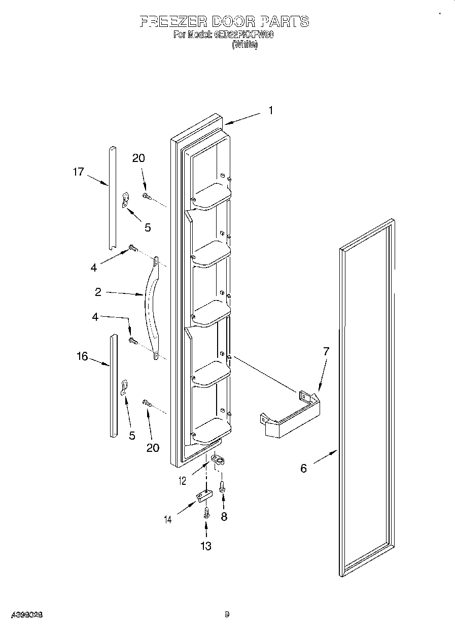 06 - FREEZER DOOR
