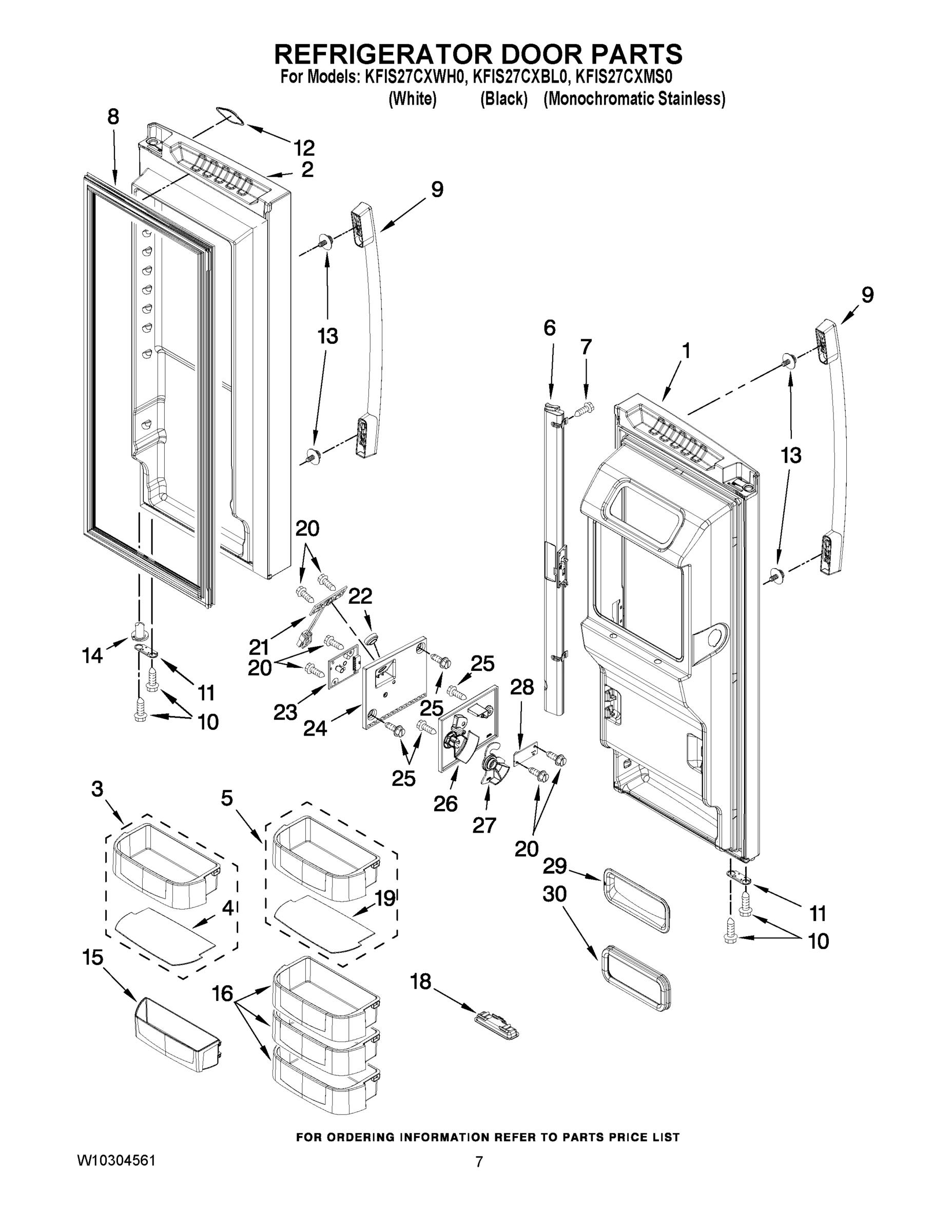 04 - REFRIGERATOR DOOR PARTS