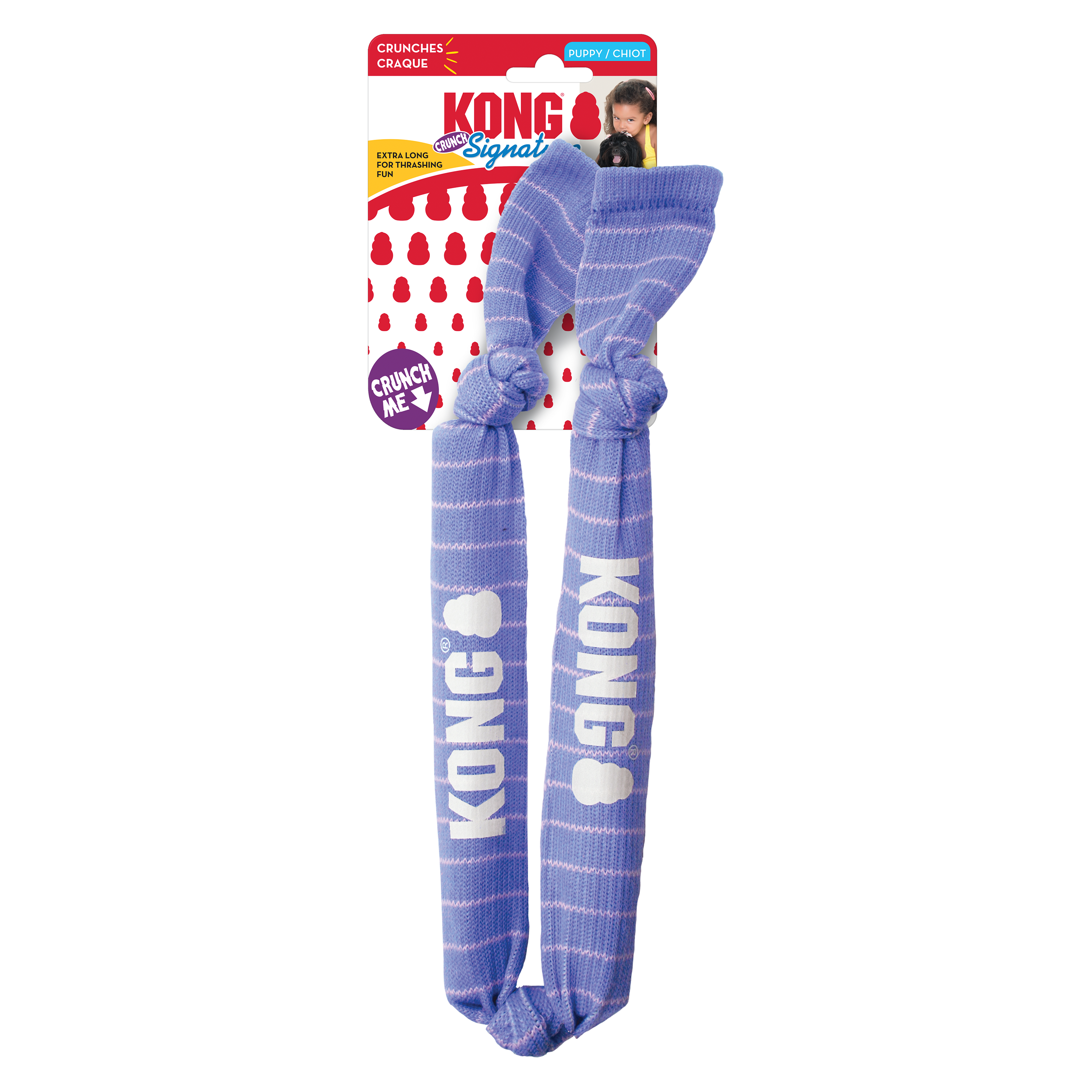 Signature Crunch Rope Double Puppy onpack product image