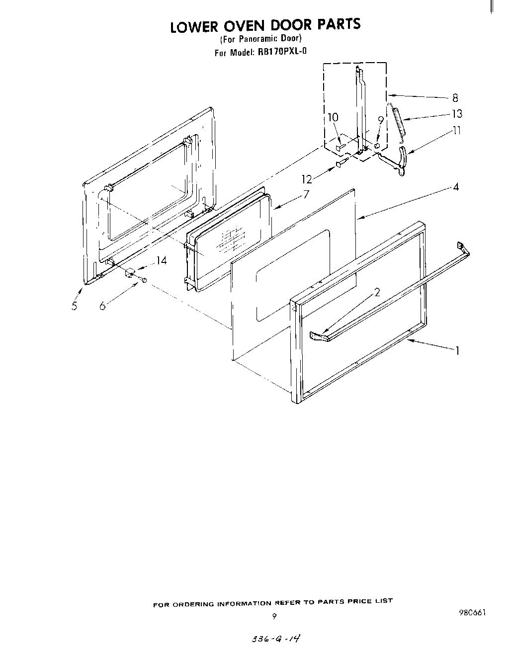 06 - LOWER OVEN DOOR