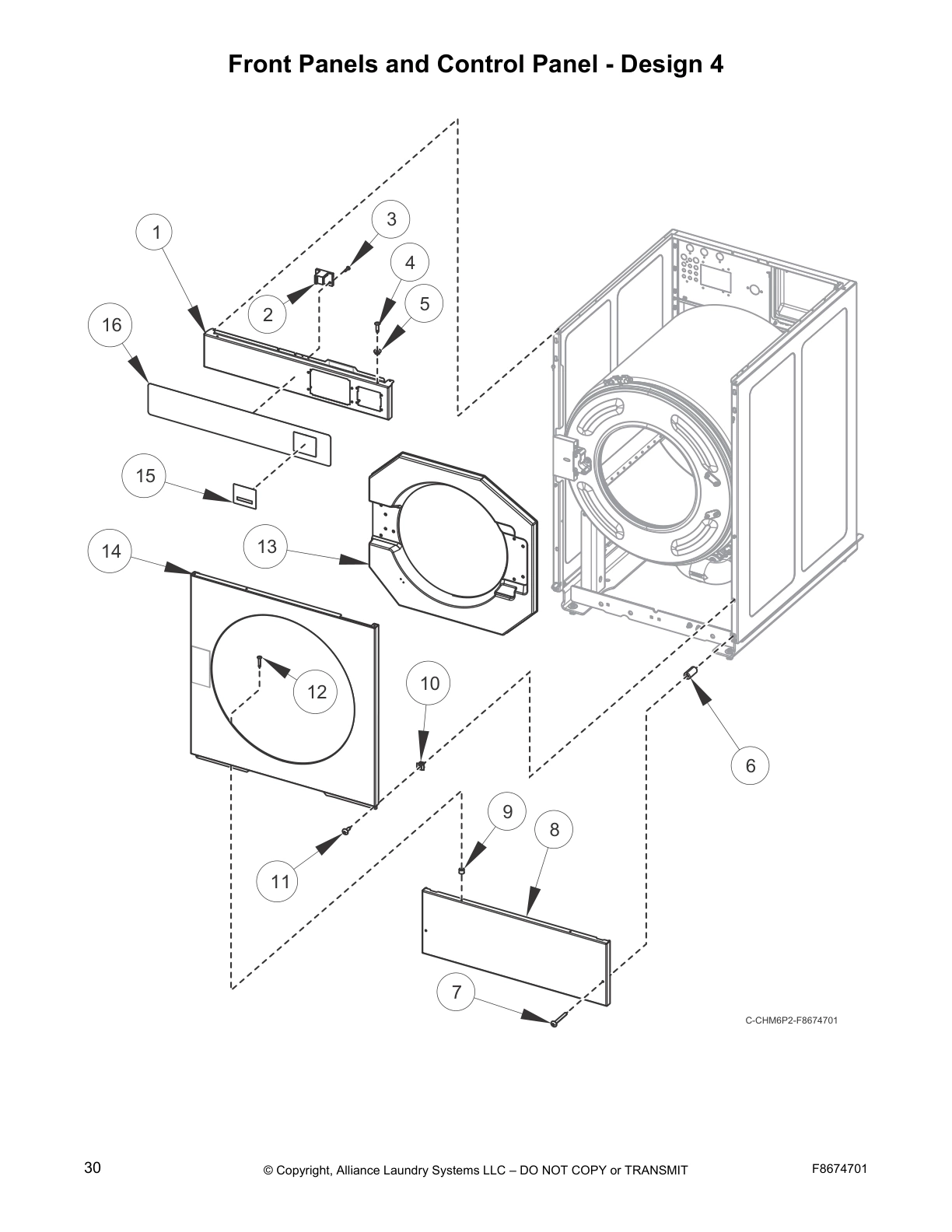 Front Panels and Control Panel - Design 4