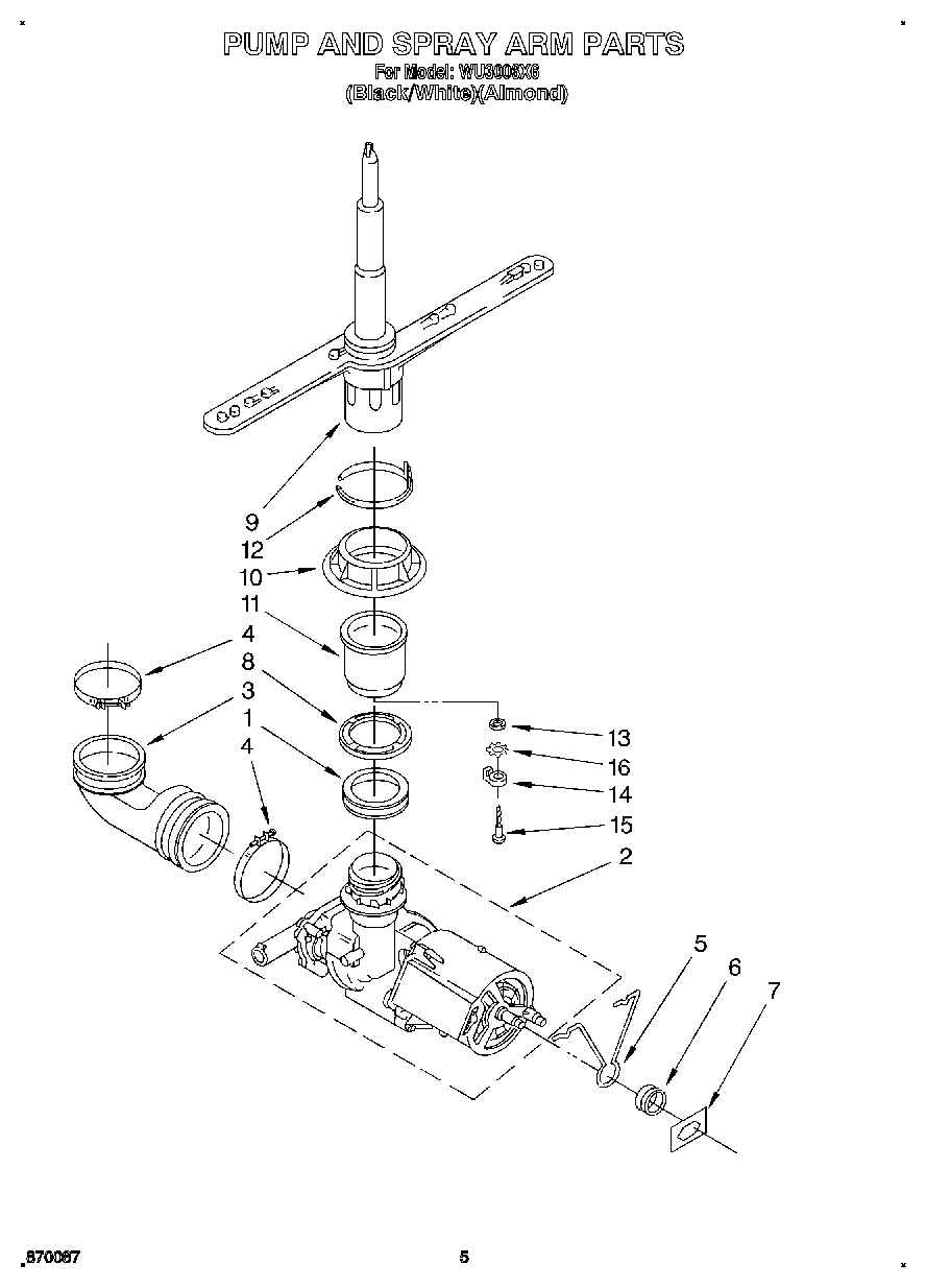 04 - PUMP AND SPRAY ARM