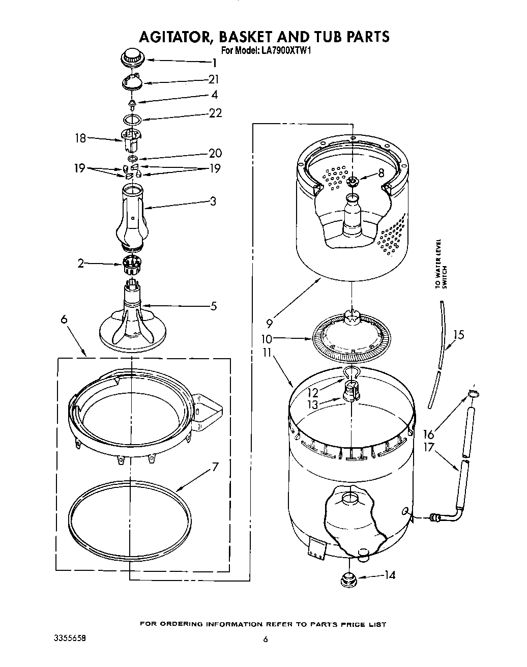 05 - AGITATOR, BASKET AND TUB