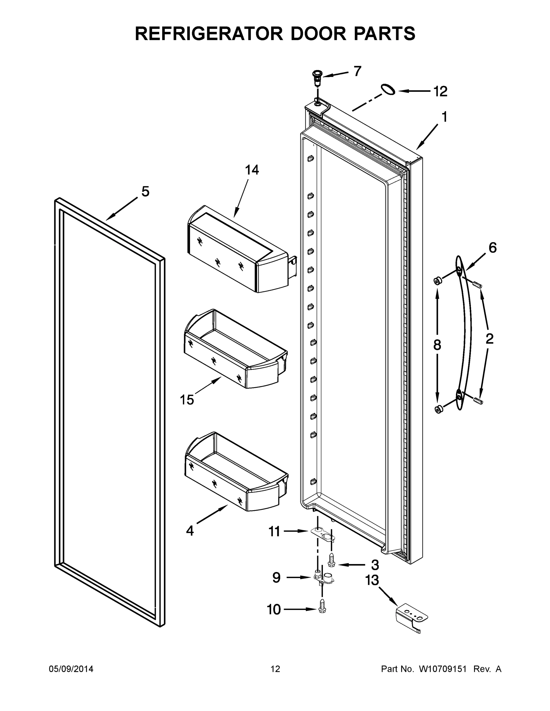 07 - REFRIGERATOR DOOR PARTS