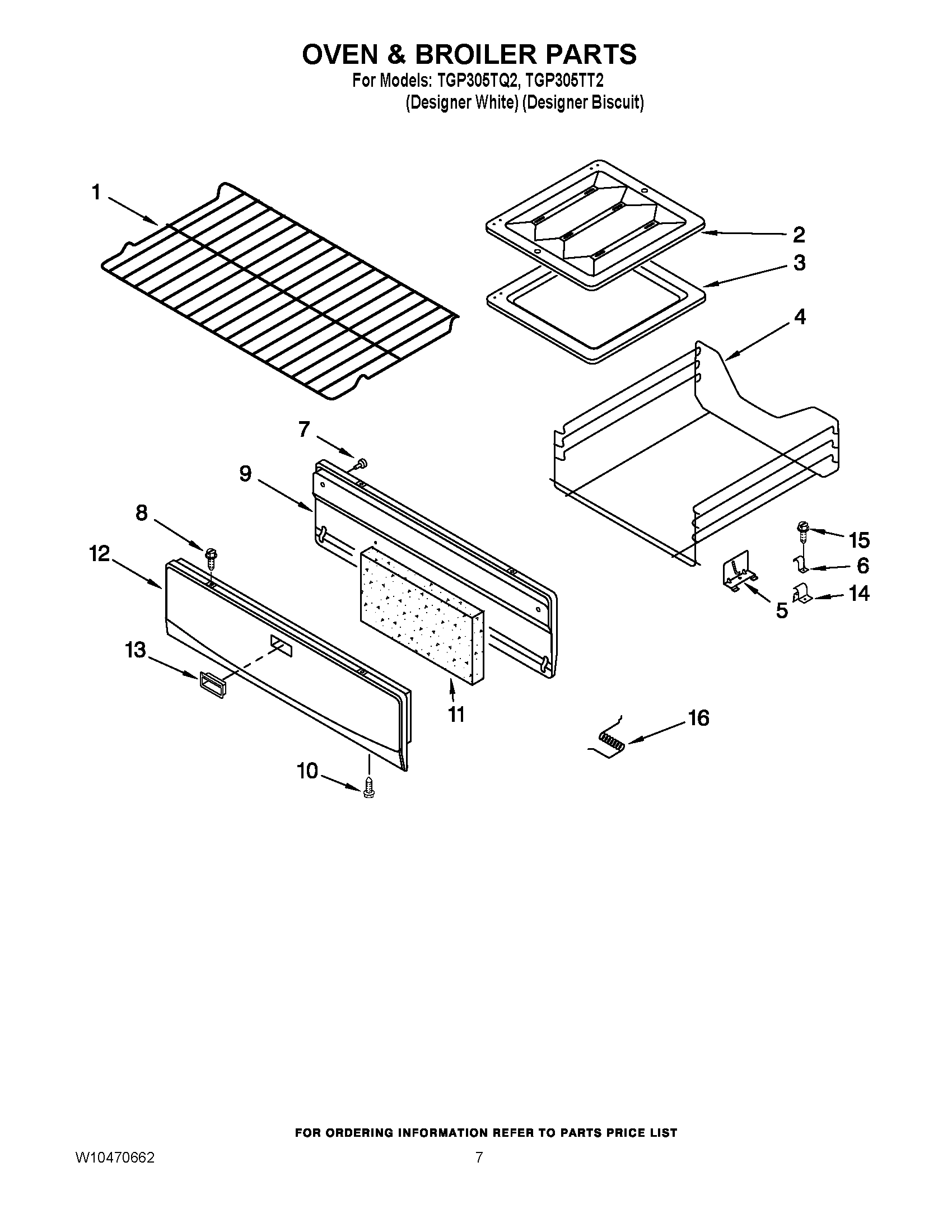 05 - OVEN & BROILER PARTS