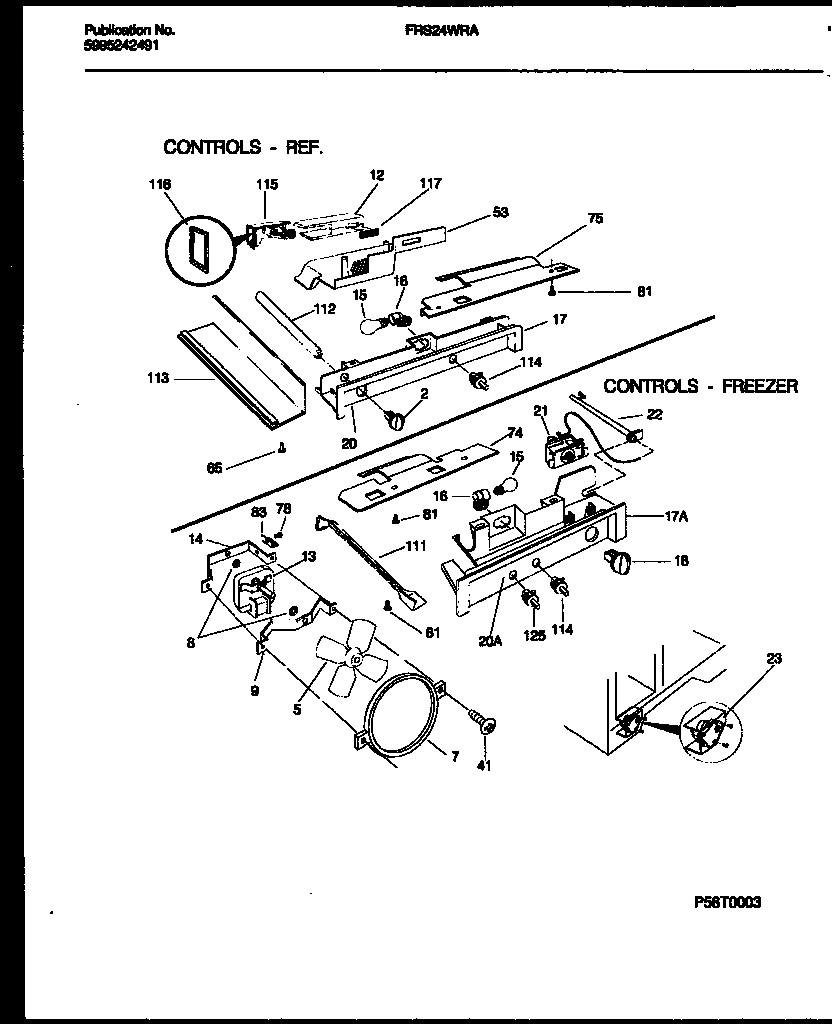 06 - REFRIGERATOR CONTROL ASSEMBLY, DAMP
