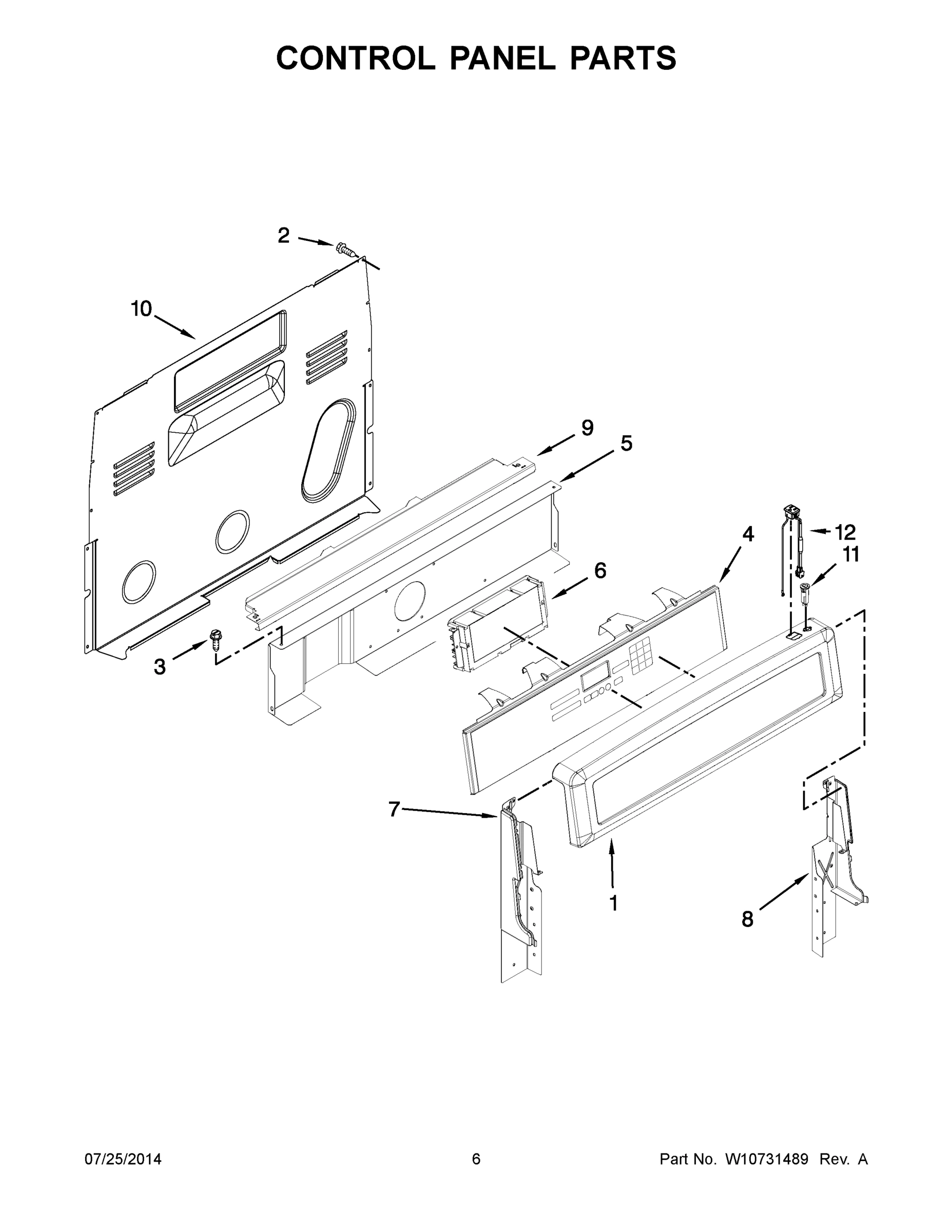 04 - CONTROL PANEL PARTS