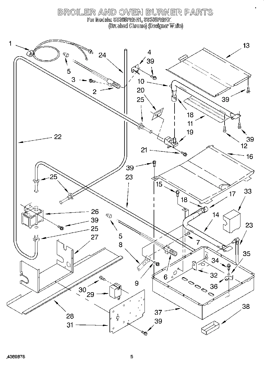 03 - BROILER AND OVEN BURNER