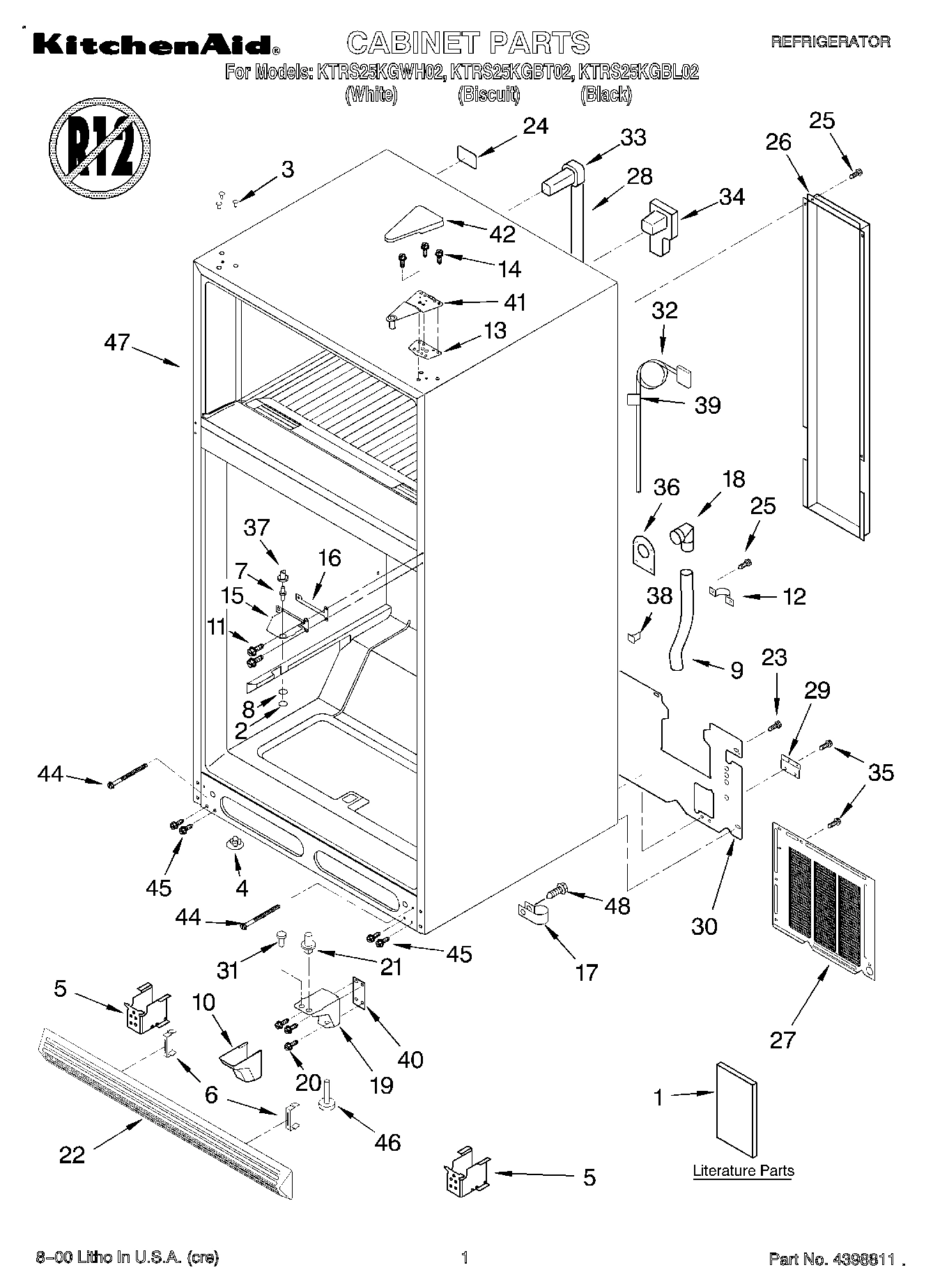 01 - CABINET, LITERATURE