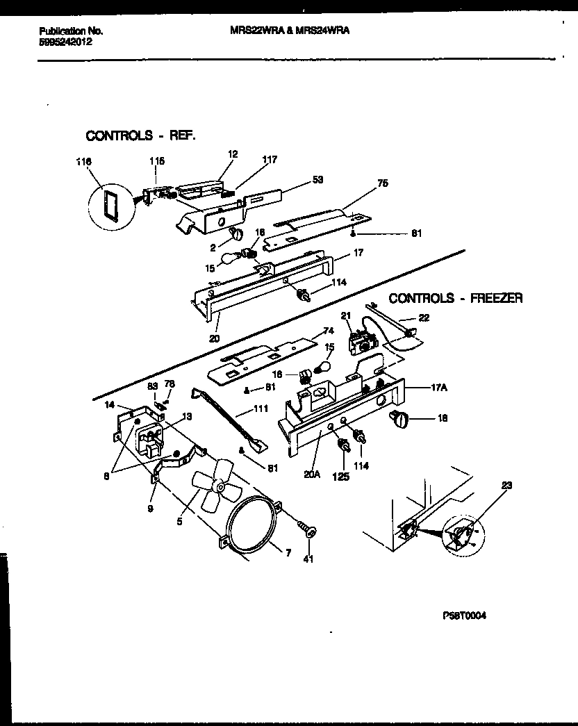 07 - REFRIGERATOR CONTROL ASSEMBLY, DAMP