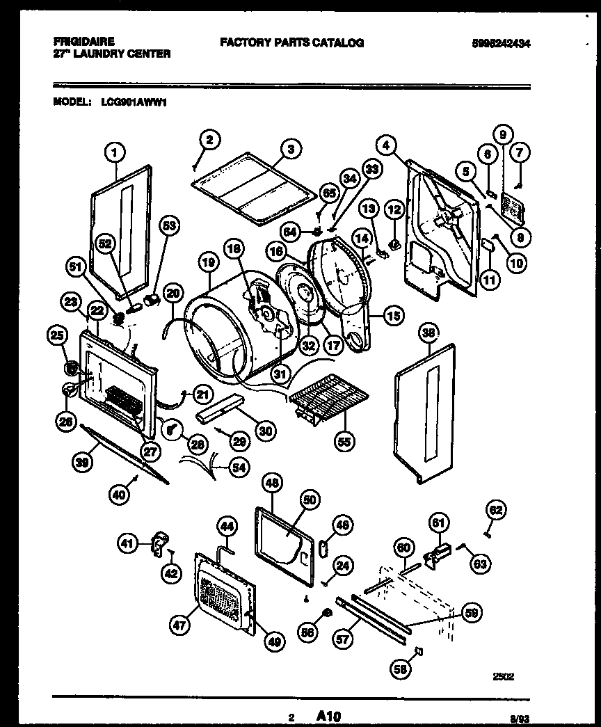 02 - CABINET AND COMPONENT PARTS