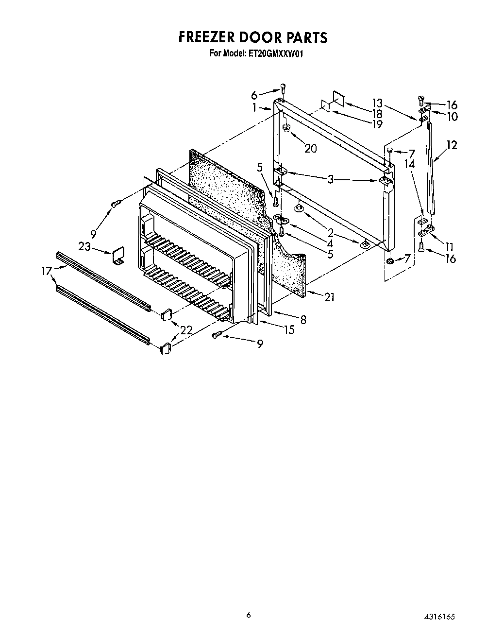 05 - FREEZER DOOR