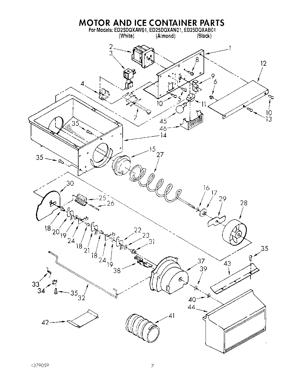 05 - MOTOR &ICE CONTAINER