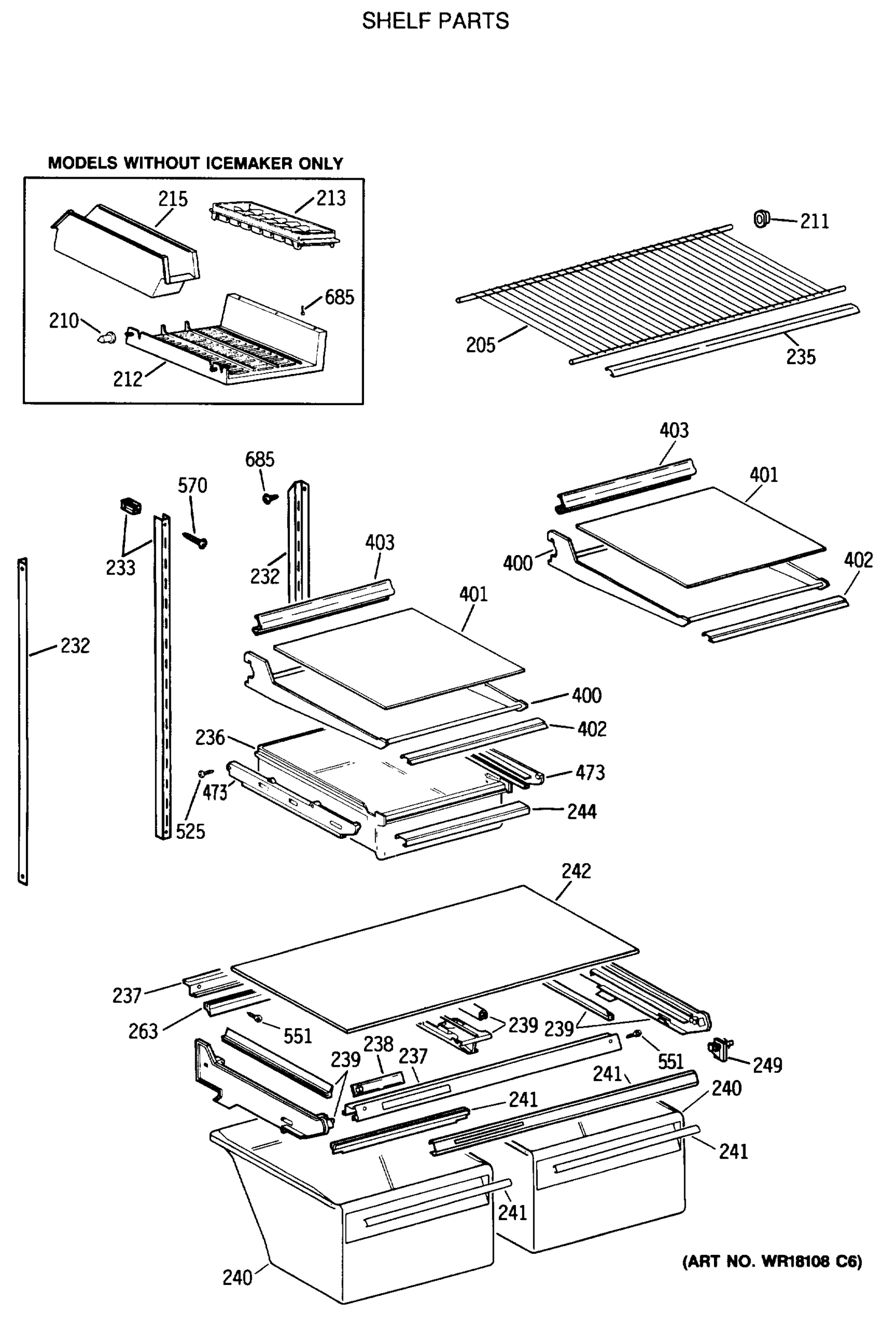 SHELF PARTS