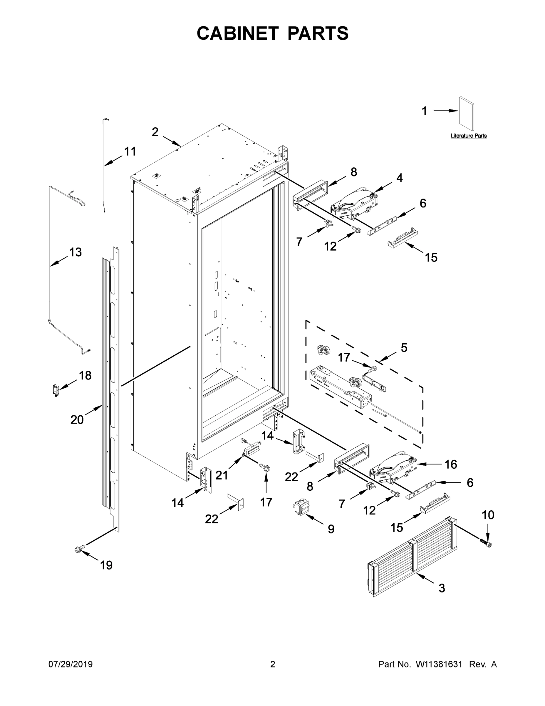 02 - CABINET PARTS