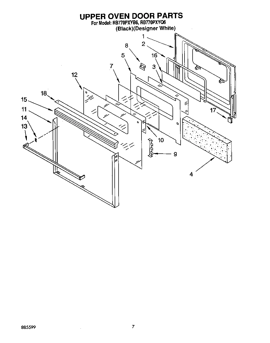 04 - UPPER OVEN DOOR