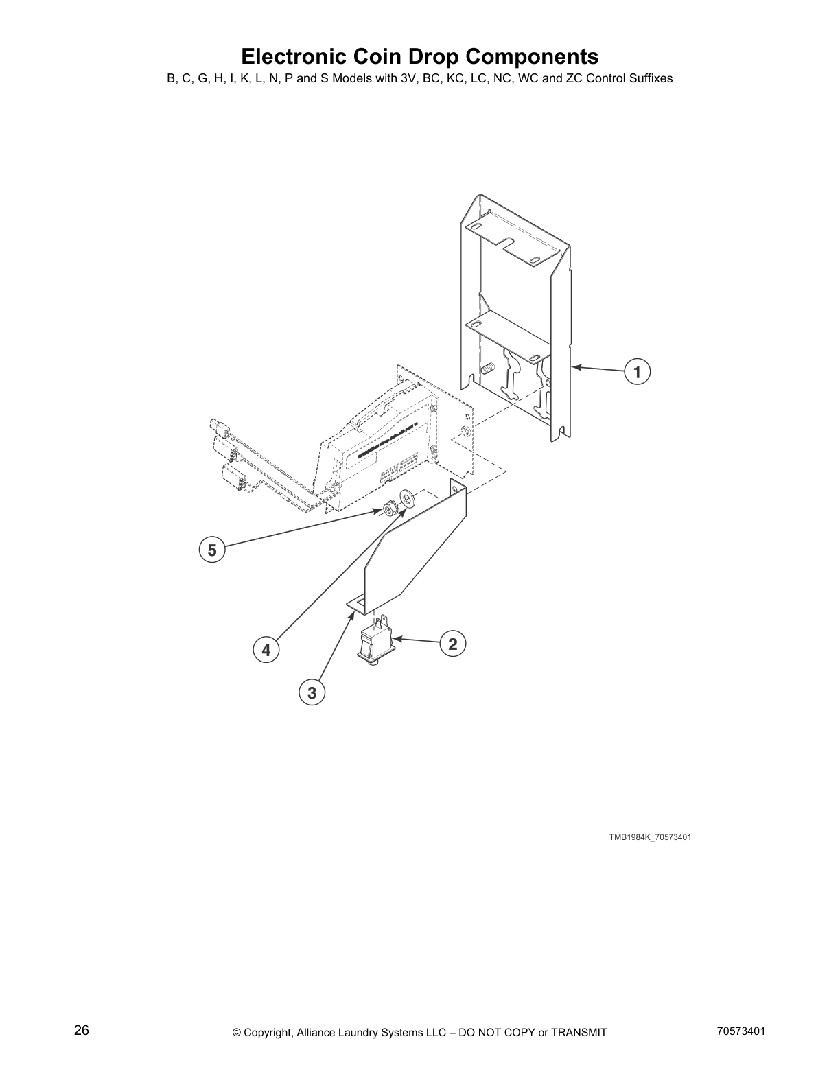 Electronic Coin Drop Components