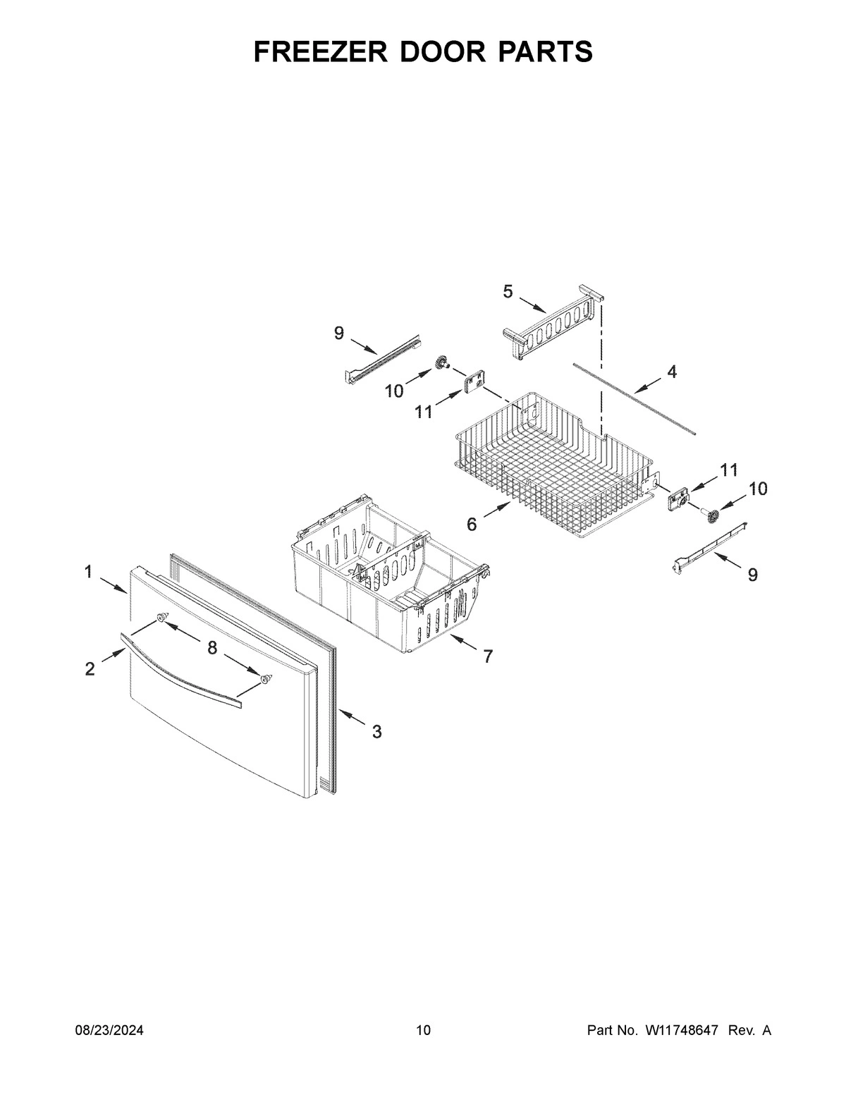 06 - FREEZER DOOR PARTS