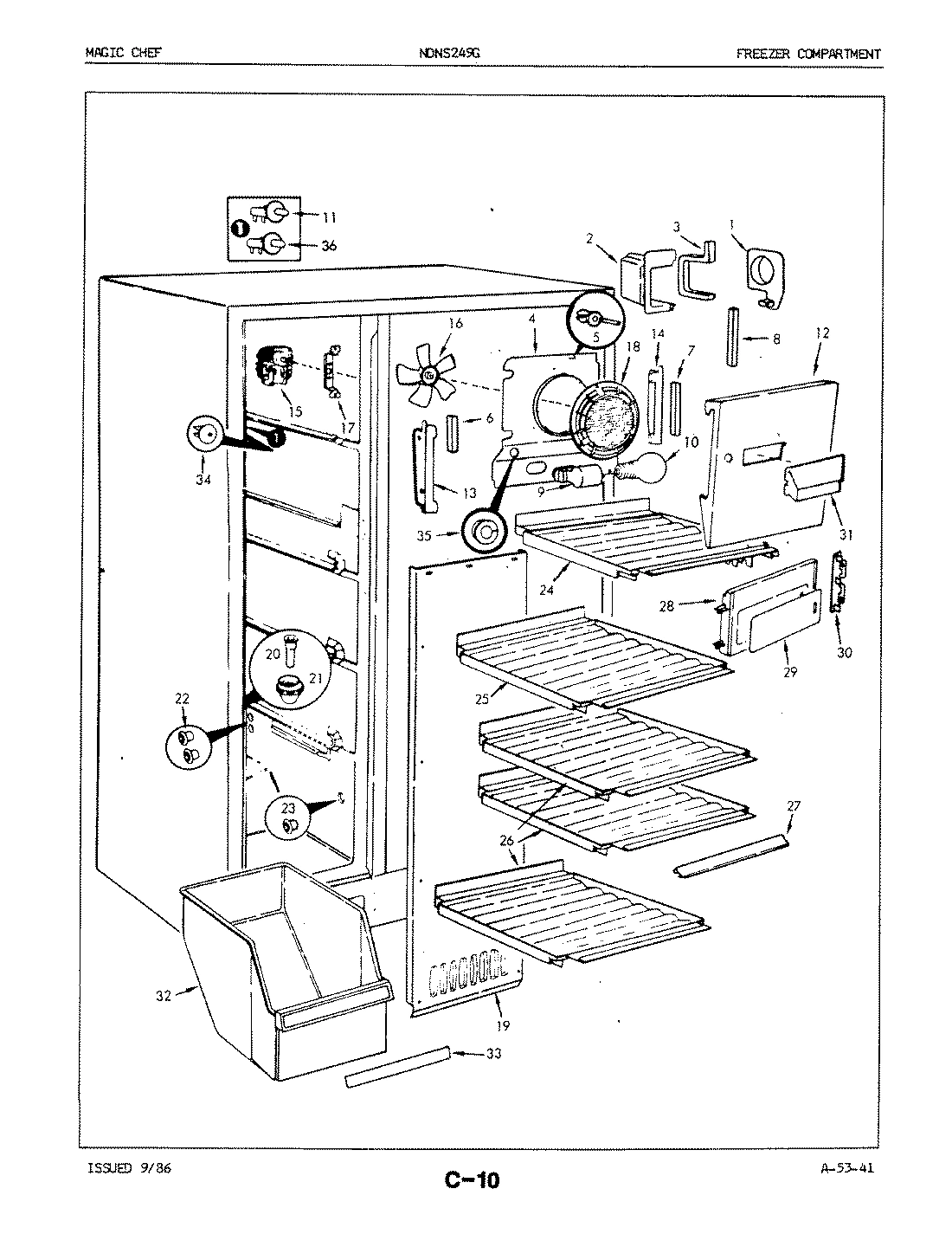 01 - FREEZER COMPARTMENT