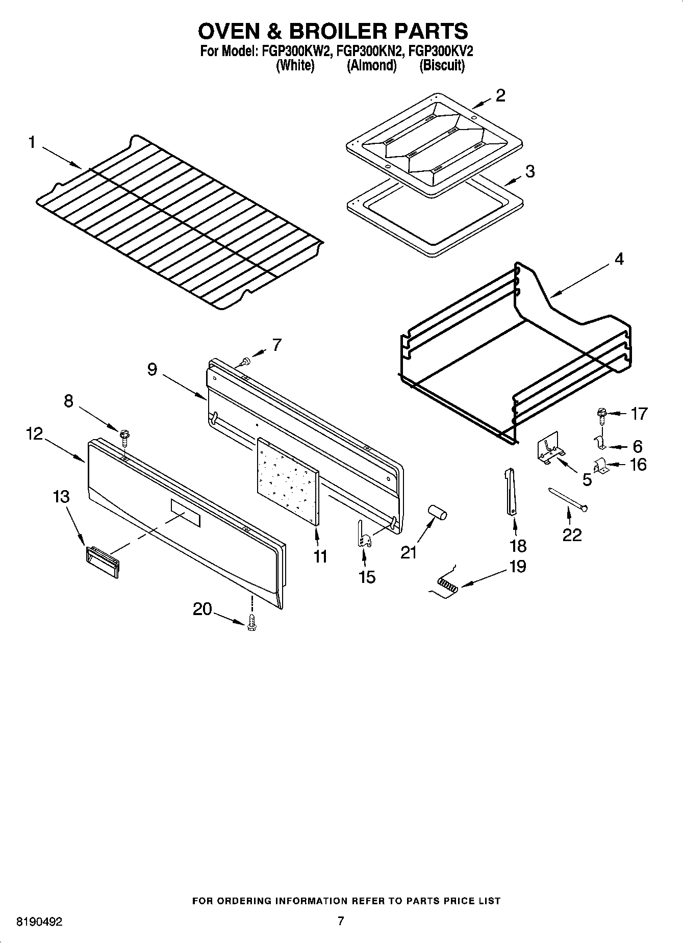 05 - OVEN & BROILER PARTS