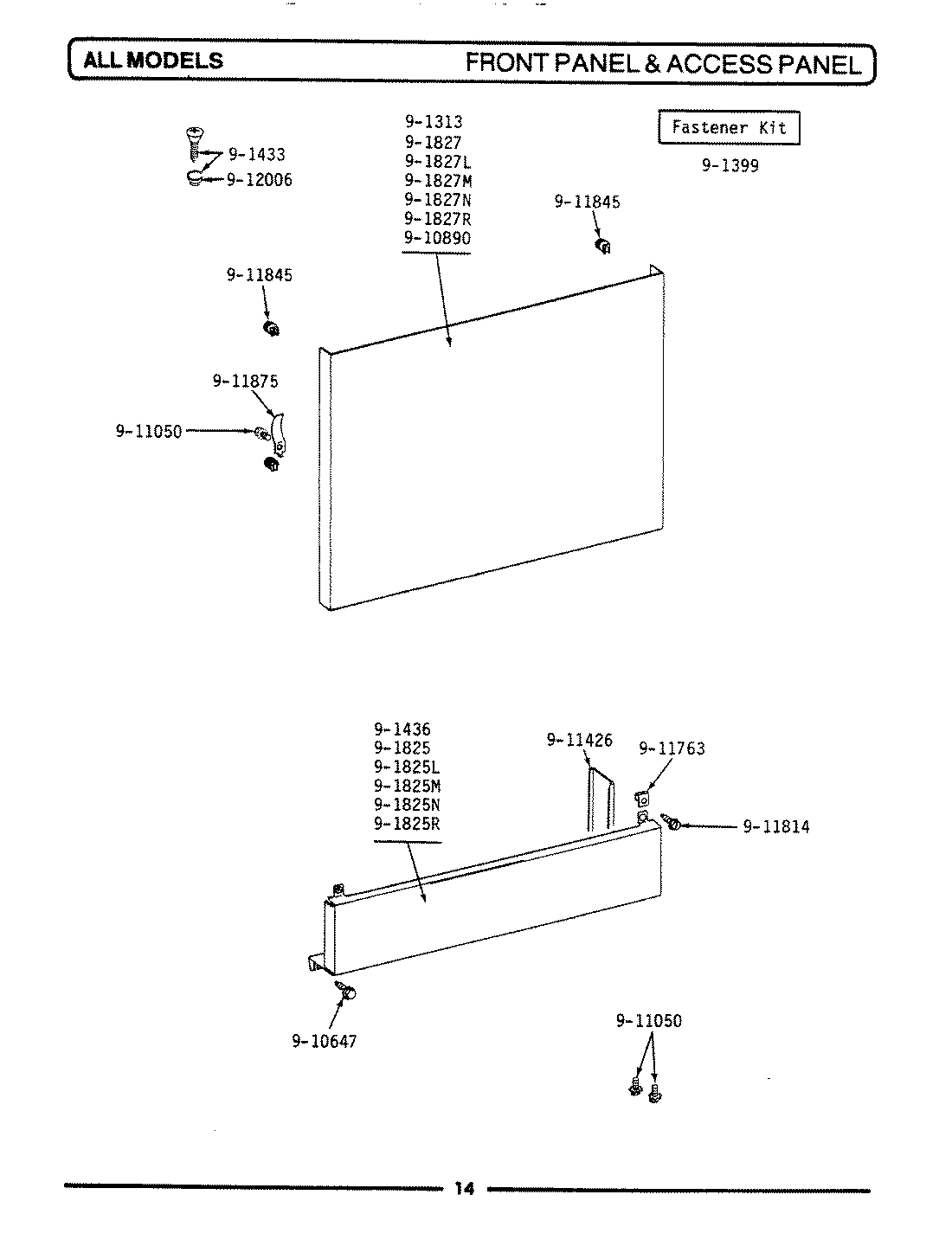 06 - FRONT PANEL & ACCESS PANEL