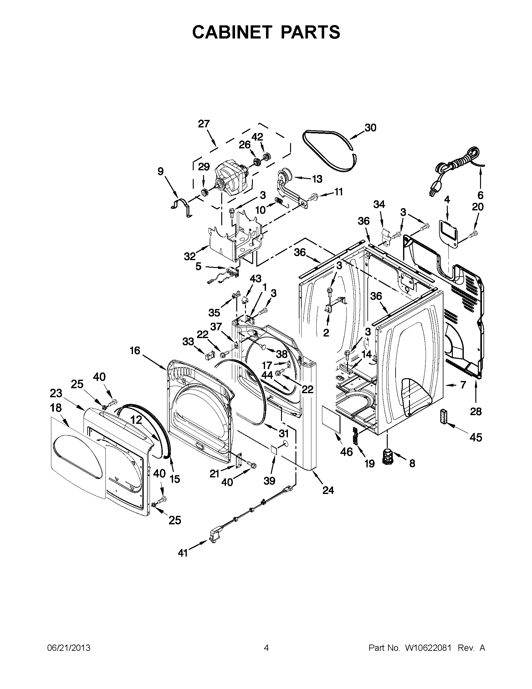 02 - CABINET PARTS