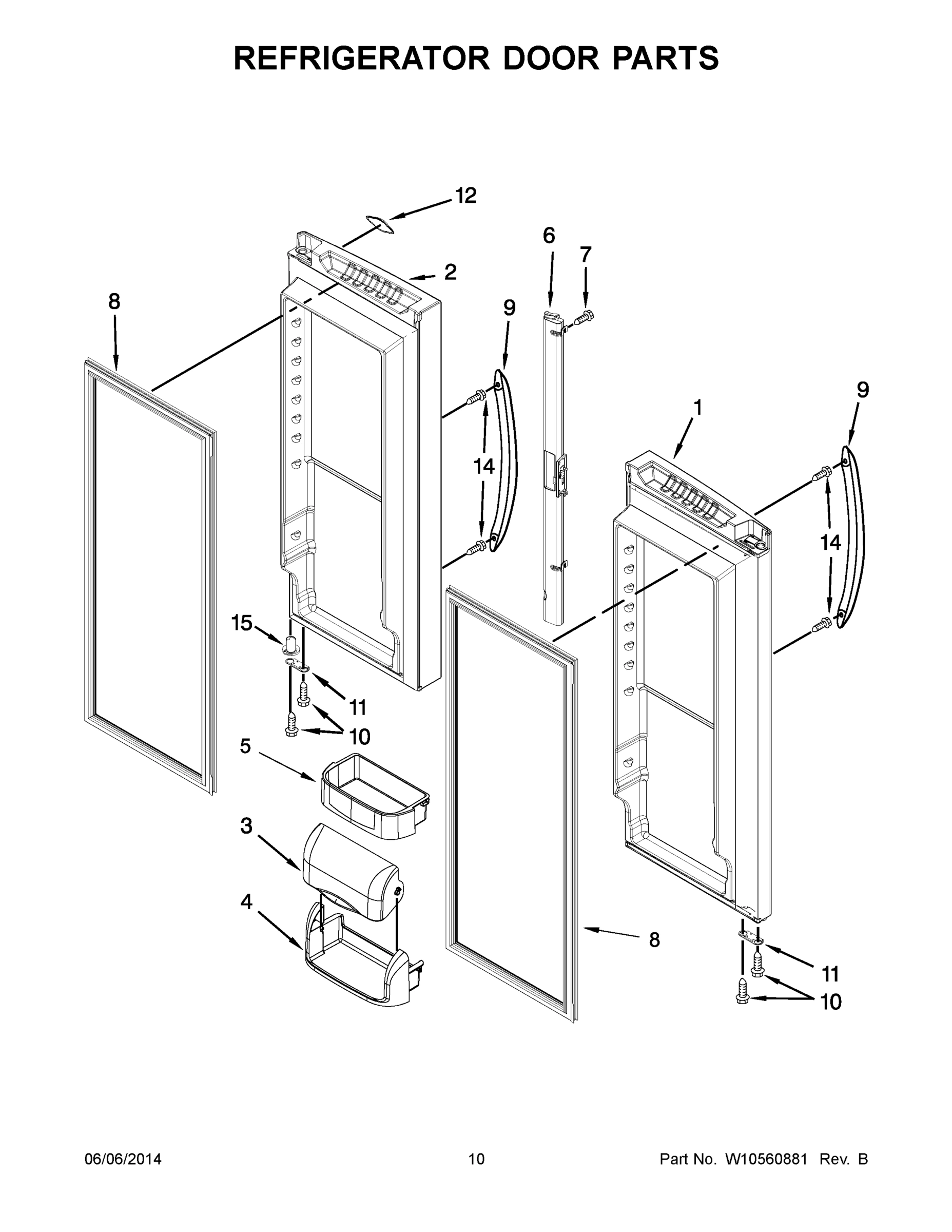 06 - REFRIGERATOR DOOR PARTS