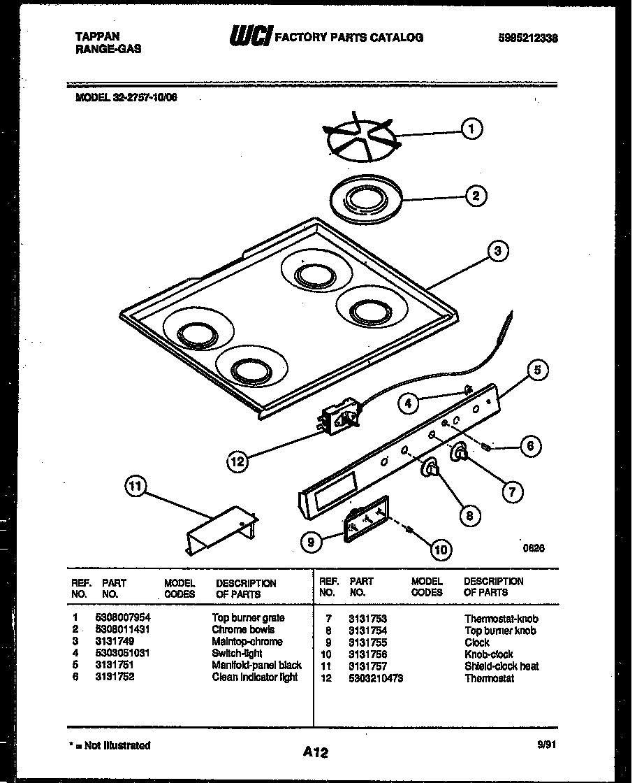 02 - COOKTOP PARTS