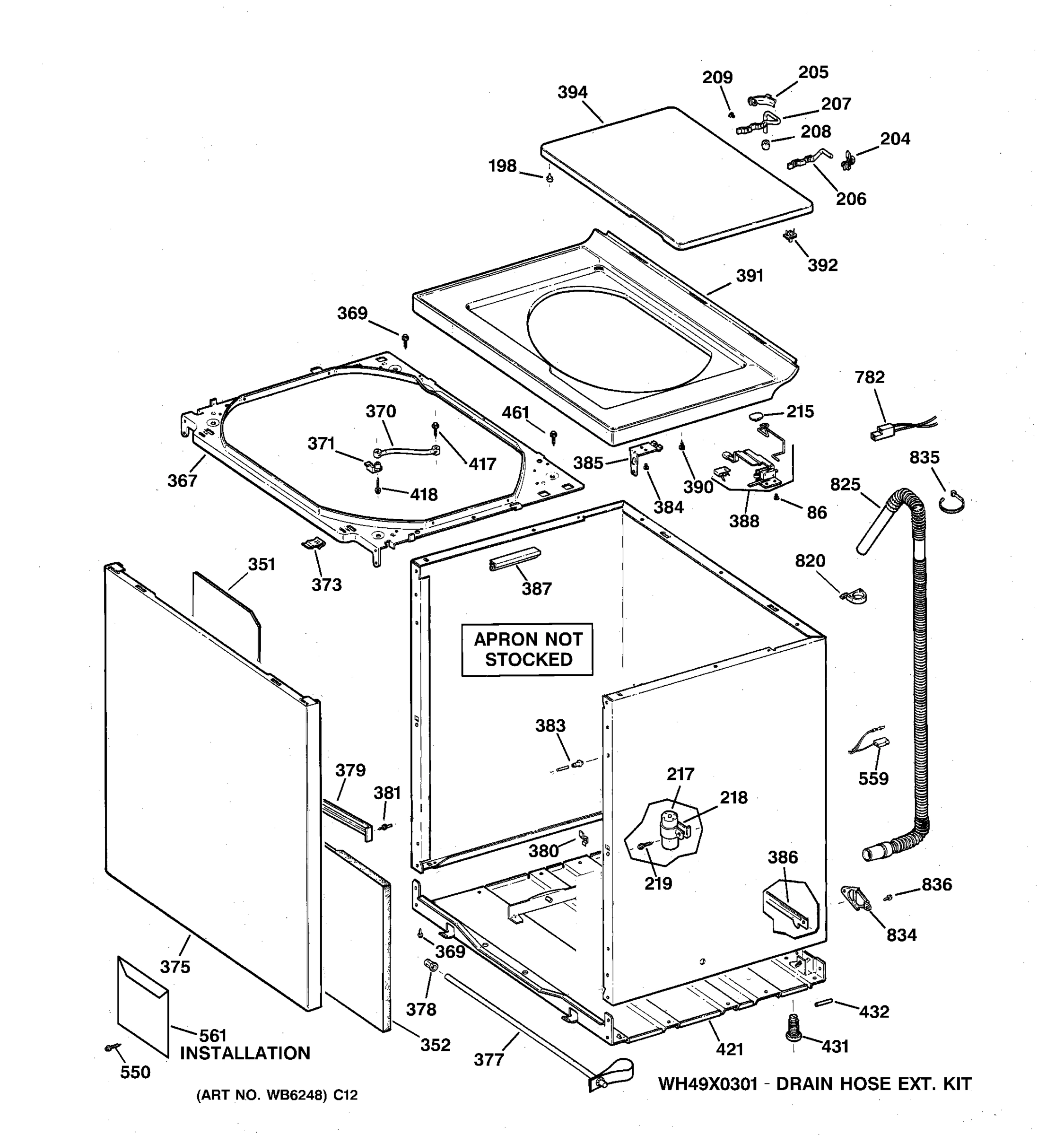 CABINET, COVER & FRONT PANEL