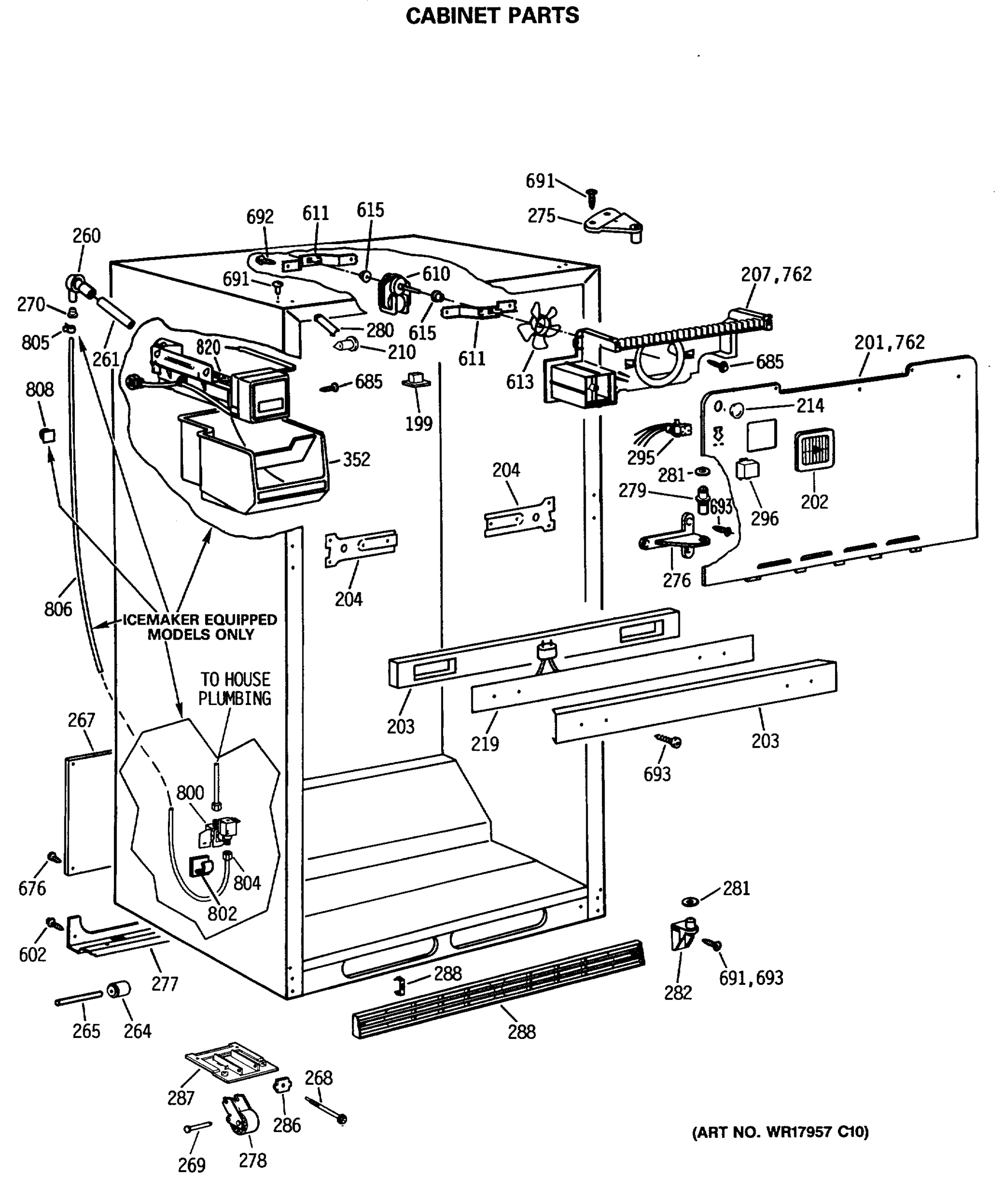 CABINET PARTS