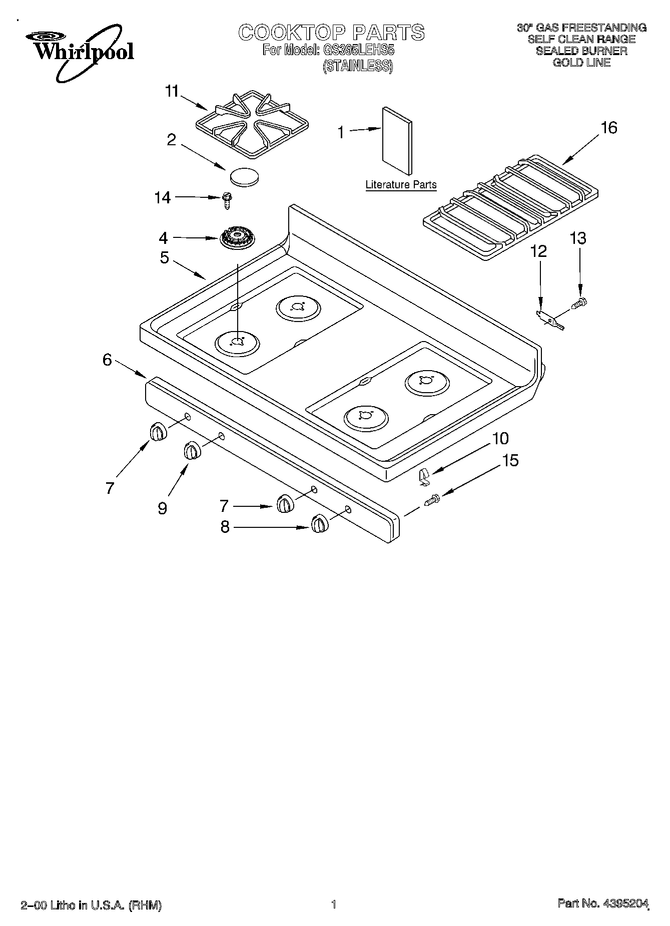 01 - COOKTOP, LITERATURE