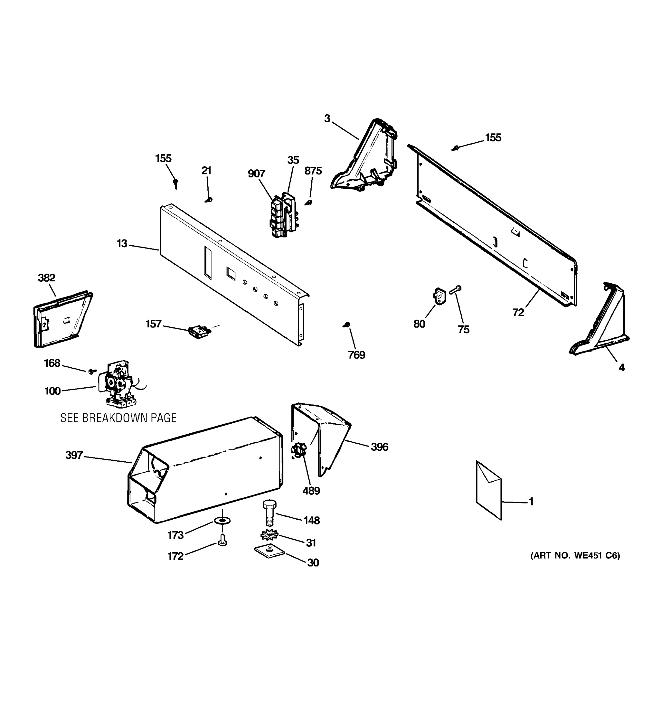 CONTROL PANEL & COINT BOX ASSEMBLY
