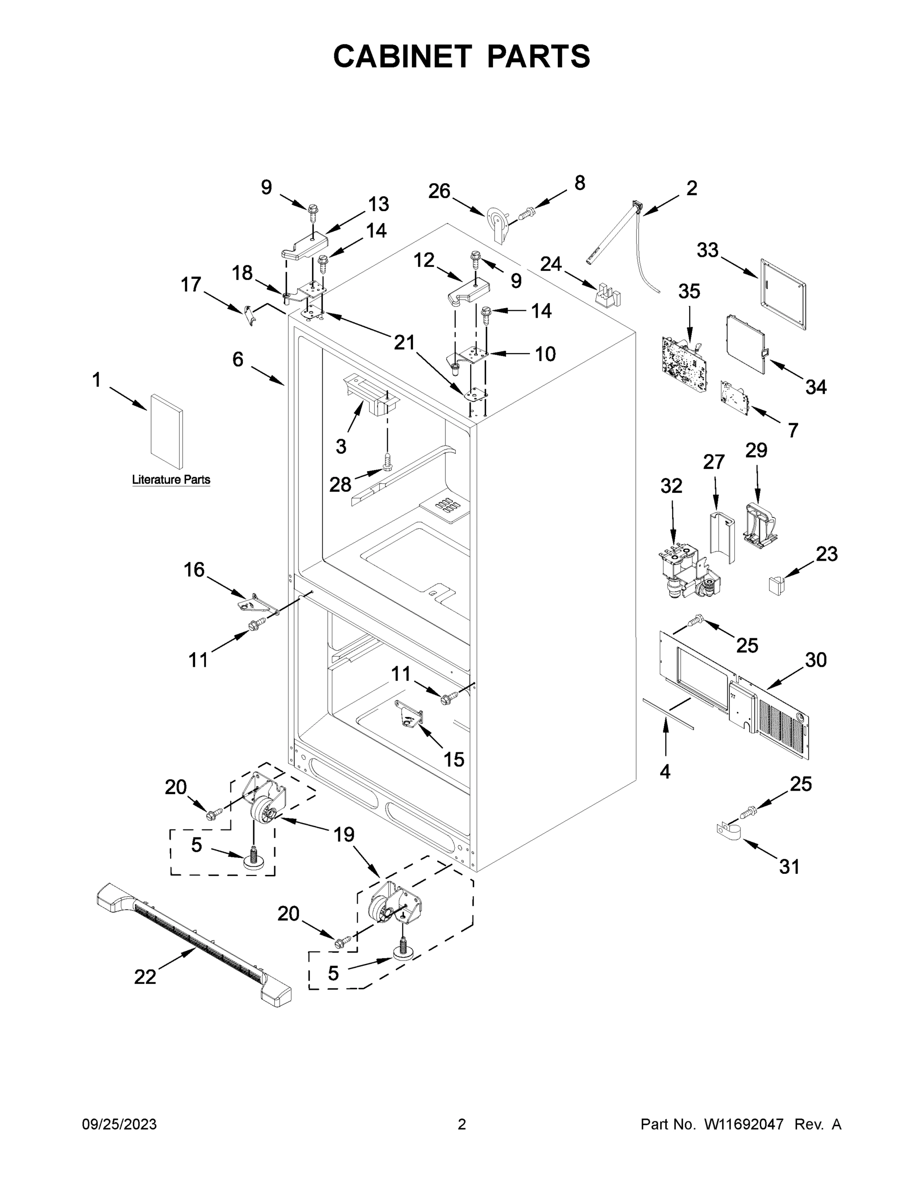 02 - CABINET PARTS