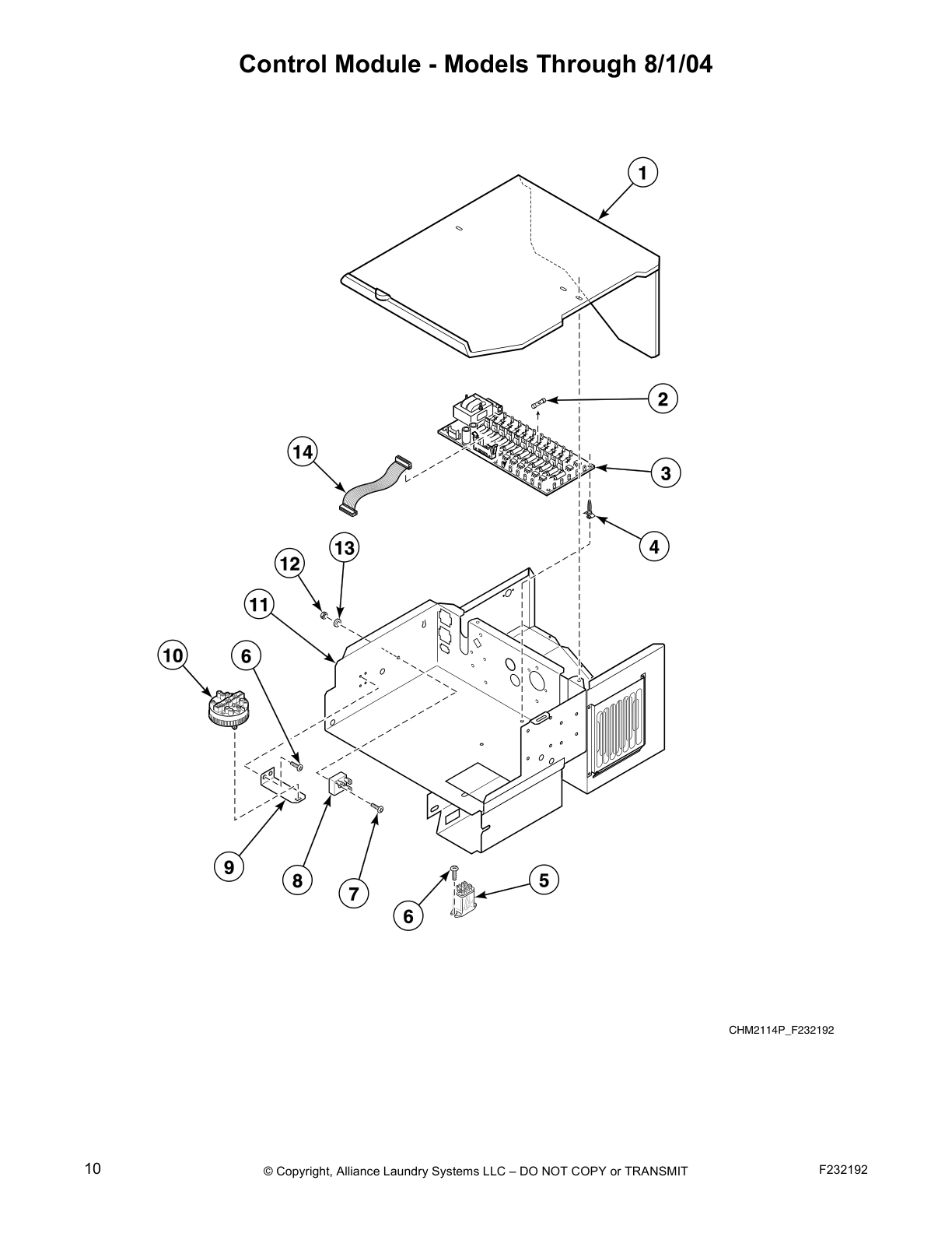 Control Module - Models Through 8/1/04