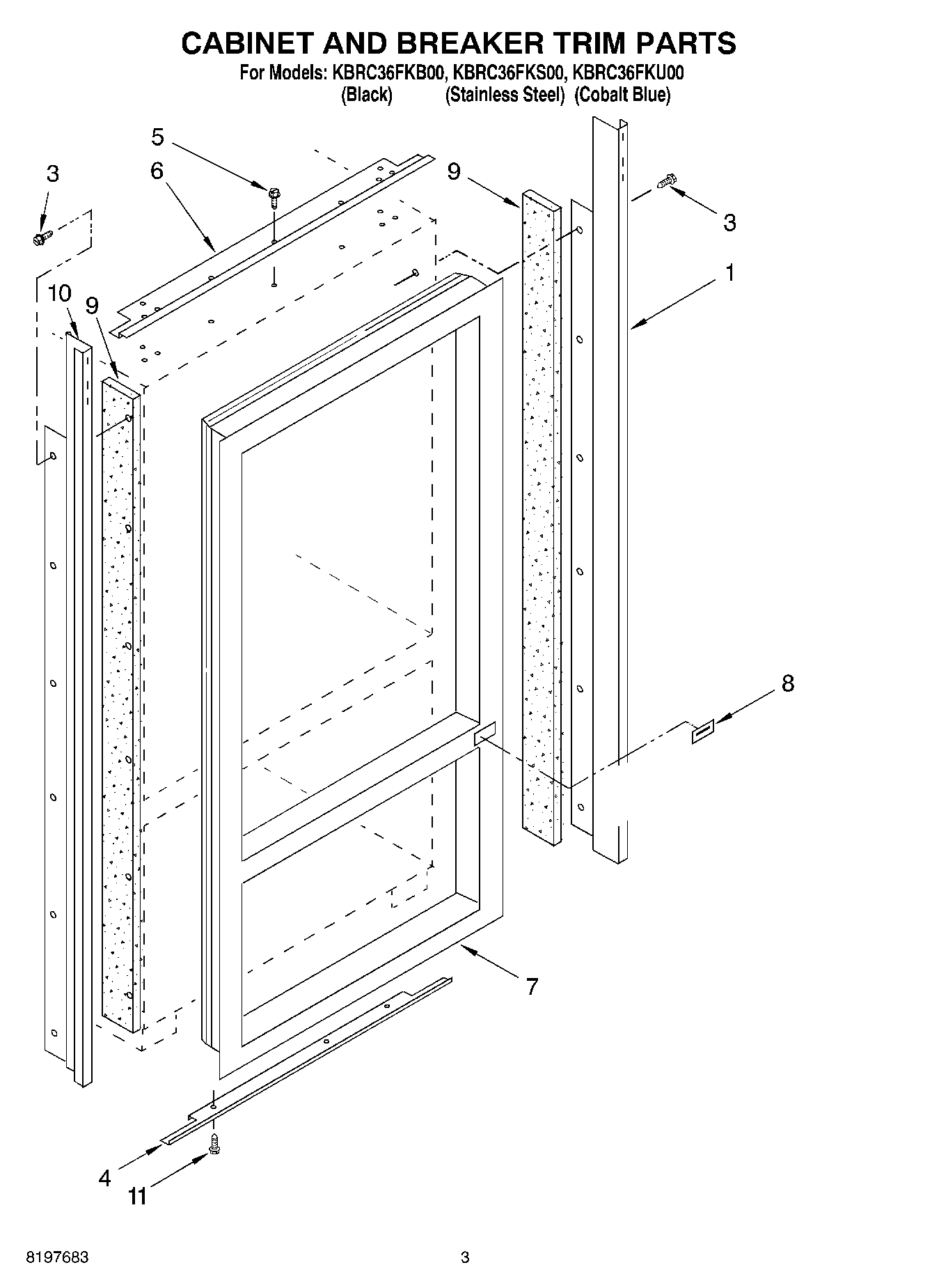02 - CABINET AND BREAKER TRIM