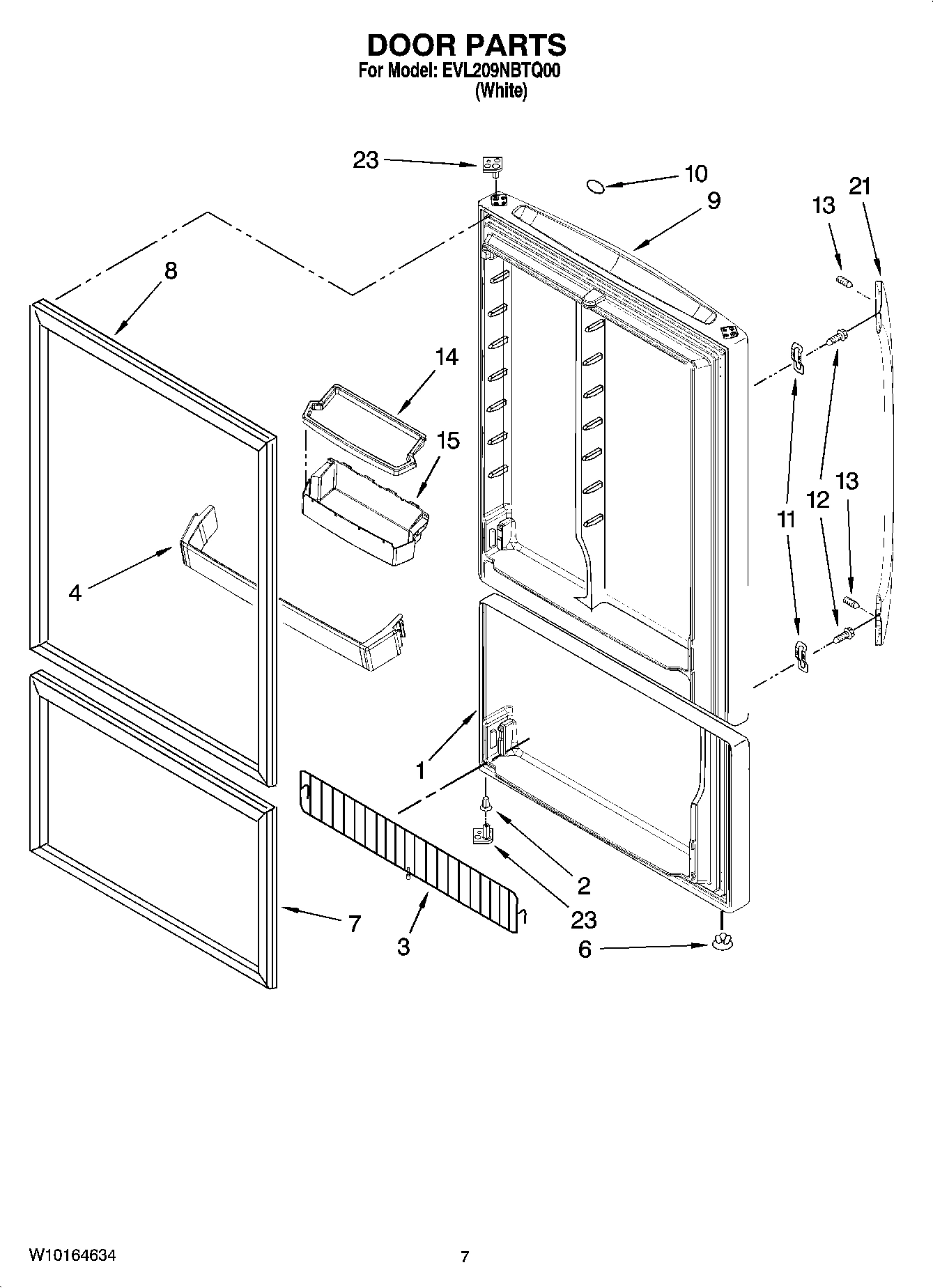 04 - DOOR PARTS, OPTIONAL PARTS (NOT INCLUDED)