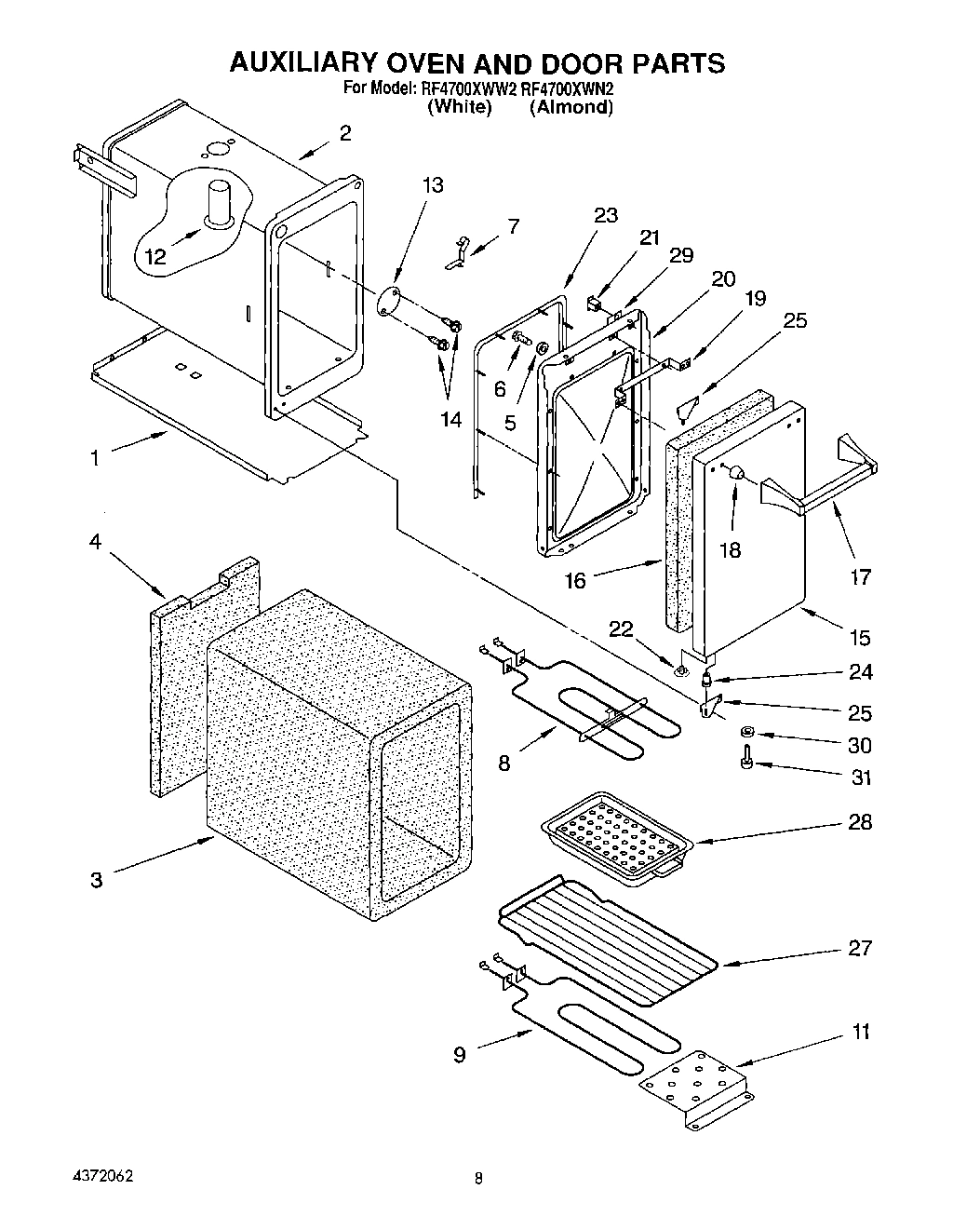 04 - AUXILIARY OVEN AND DOOR