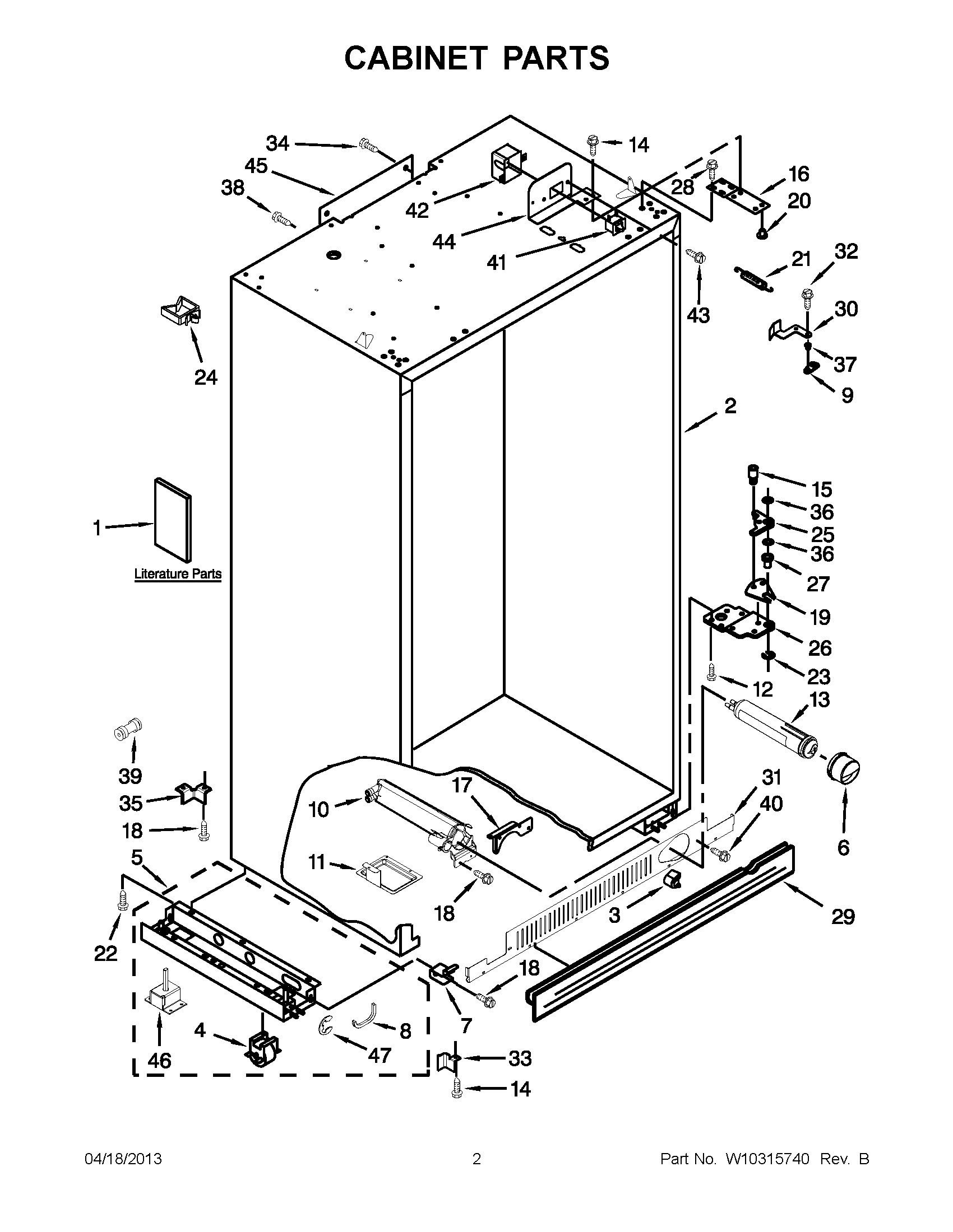 01 - CABINET PARTS