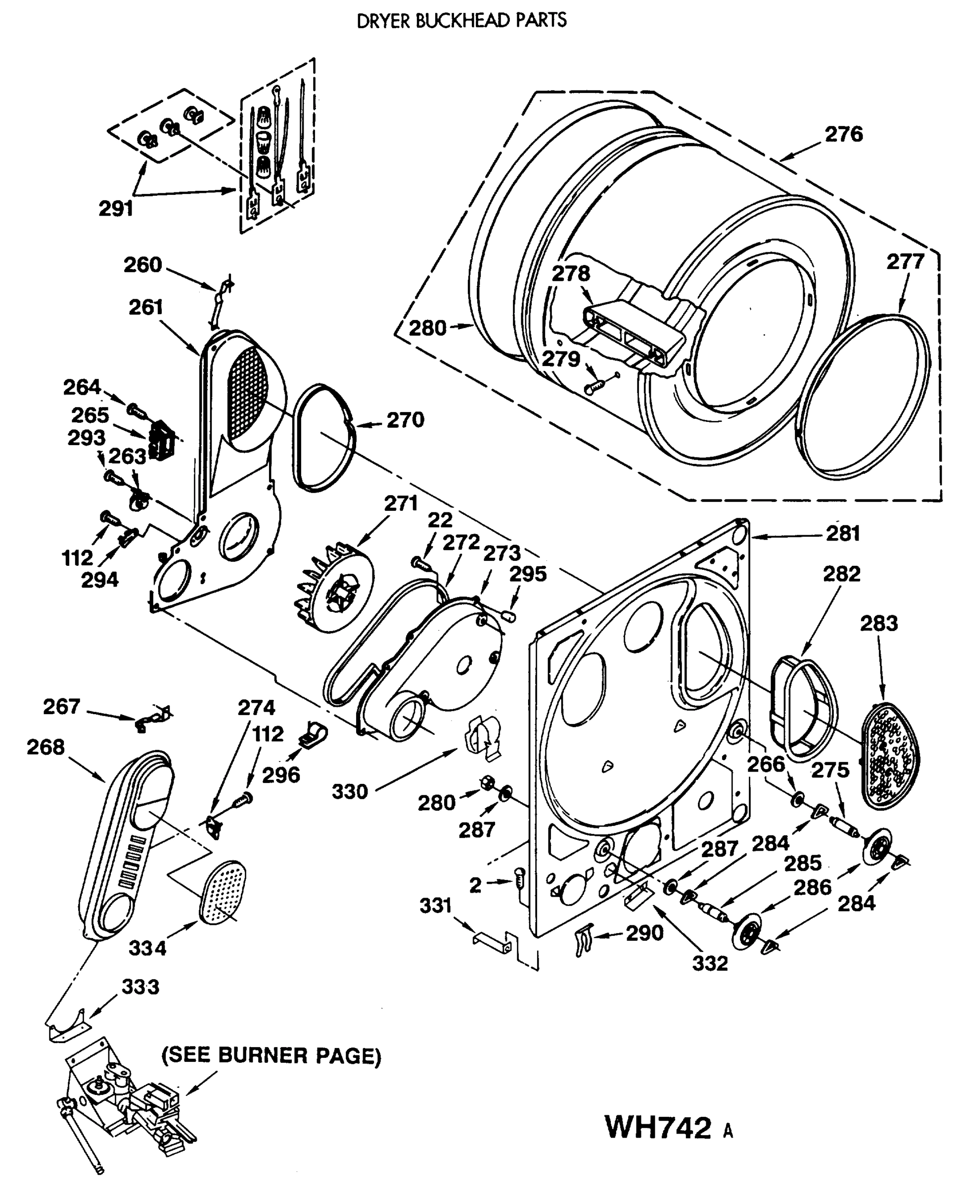 DRYER BUCKHEAD PARTS