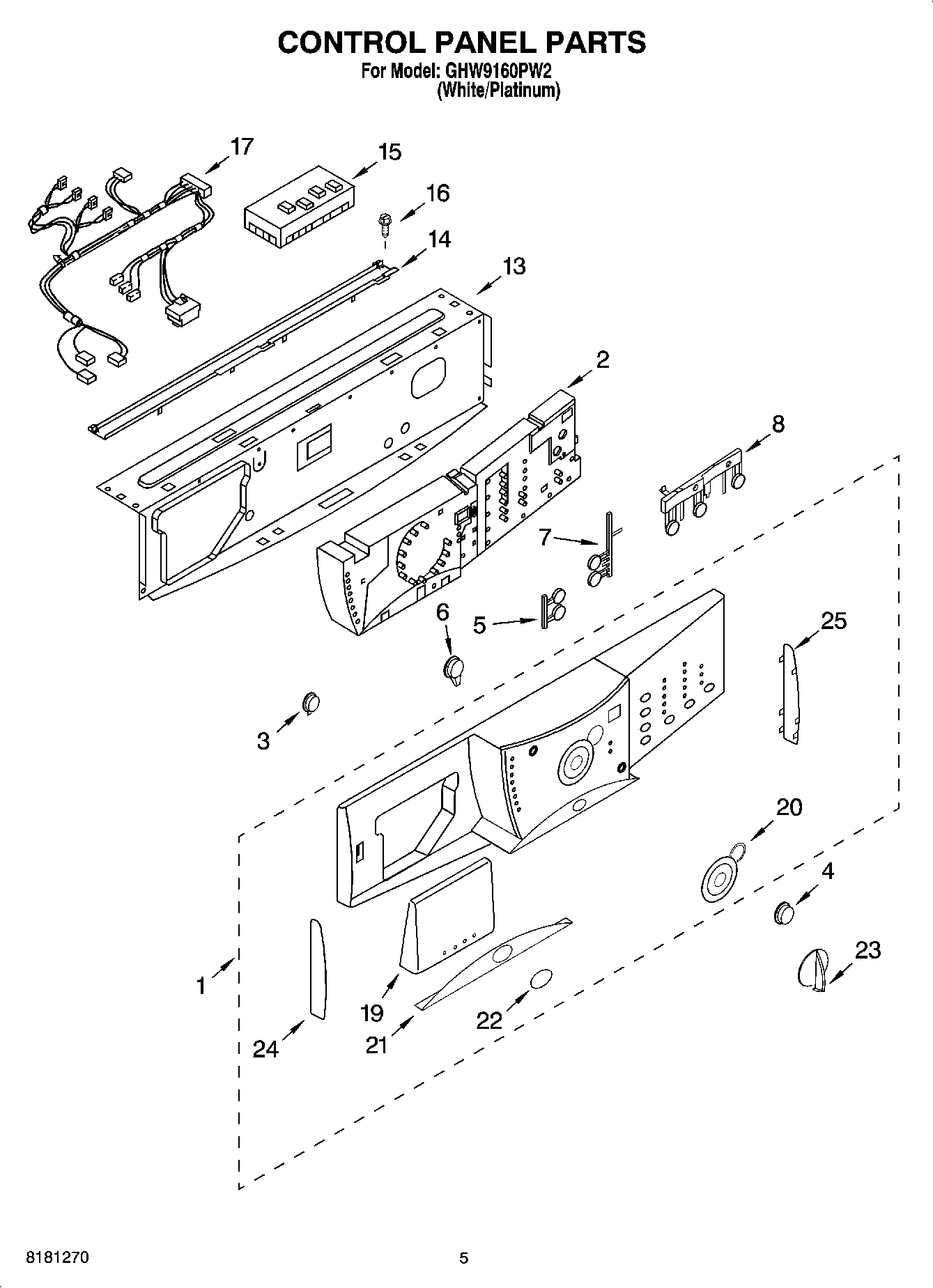 03 - CONTROL PANEL PARTS