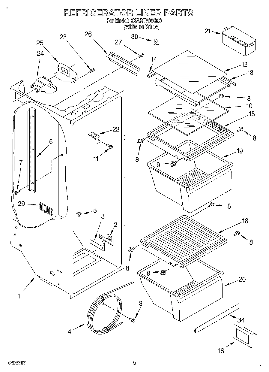 02 - REFRIGERATOR LINER