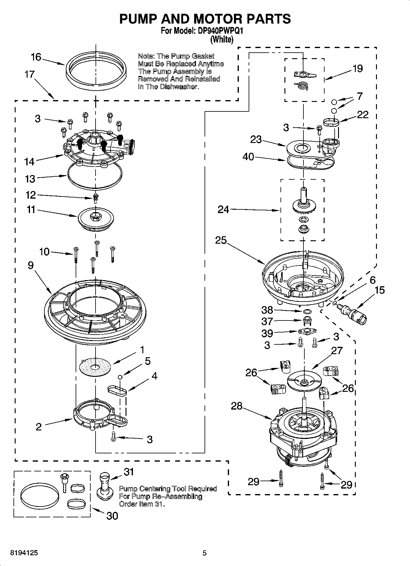 04 - PUMP AND MOTOR PARTS