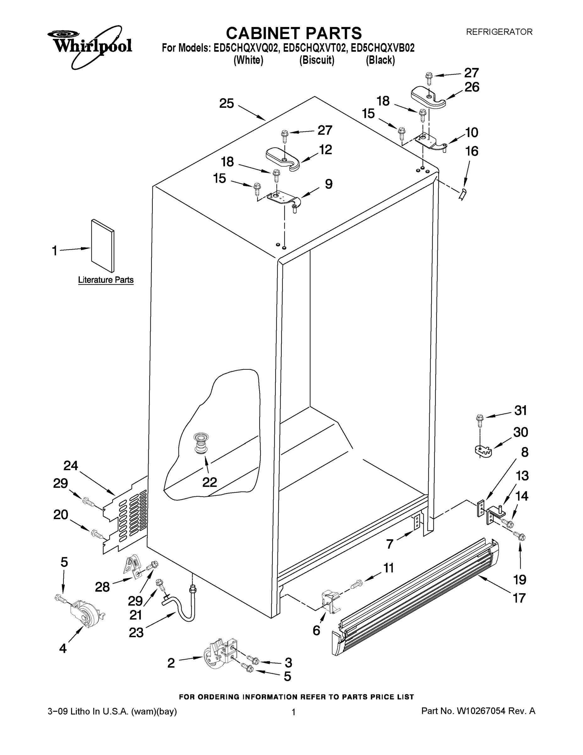 01 - CABINET PARTS