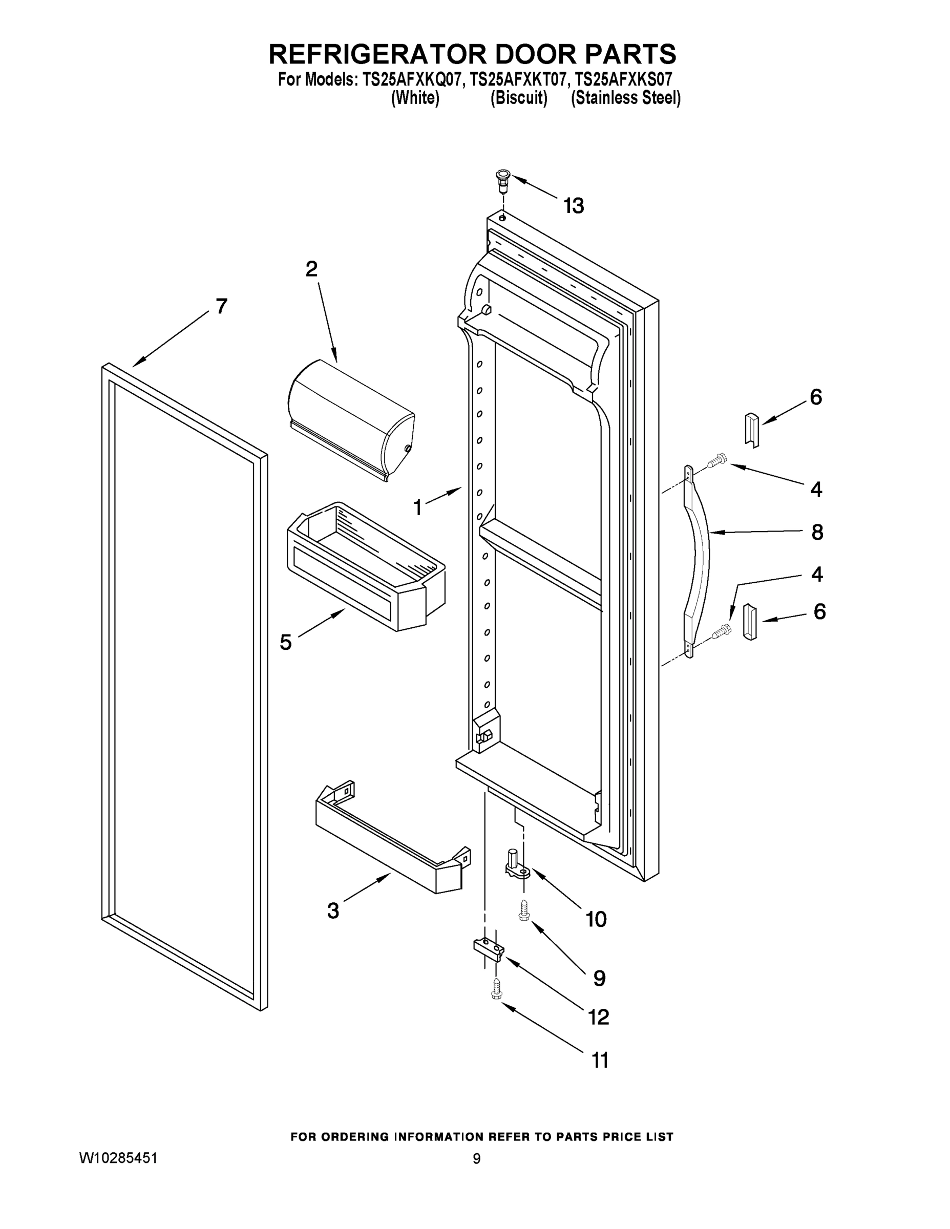 06 - REFRIGERATOR DOOR PARTS