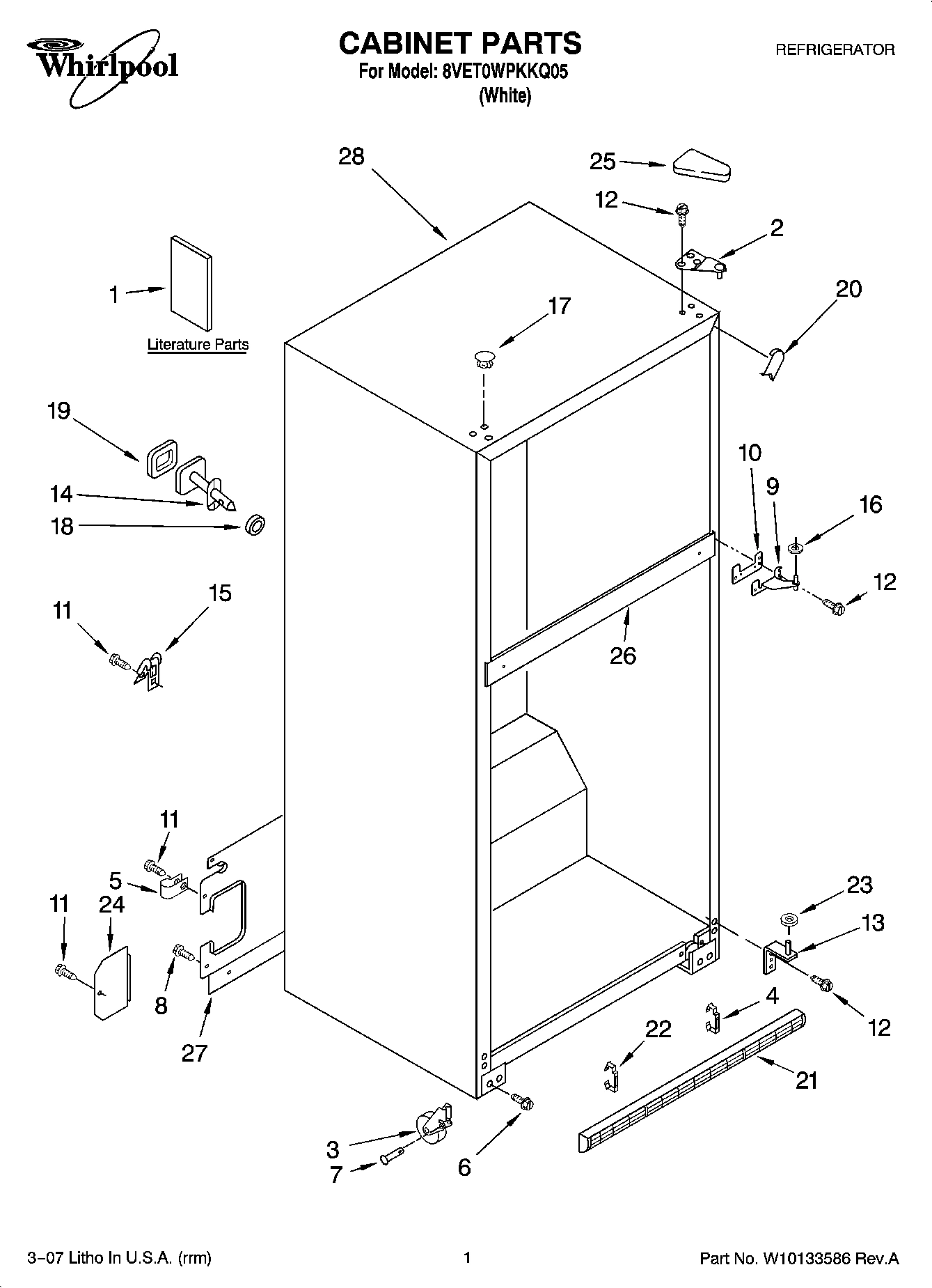 01 - CABINET PARTS